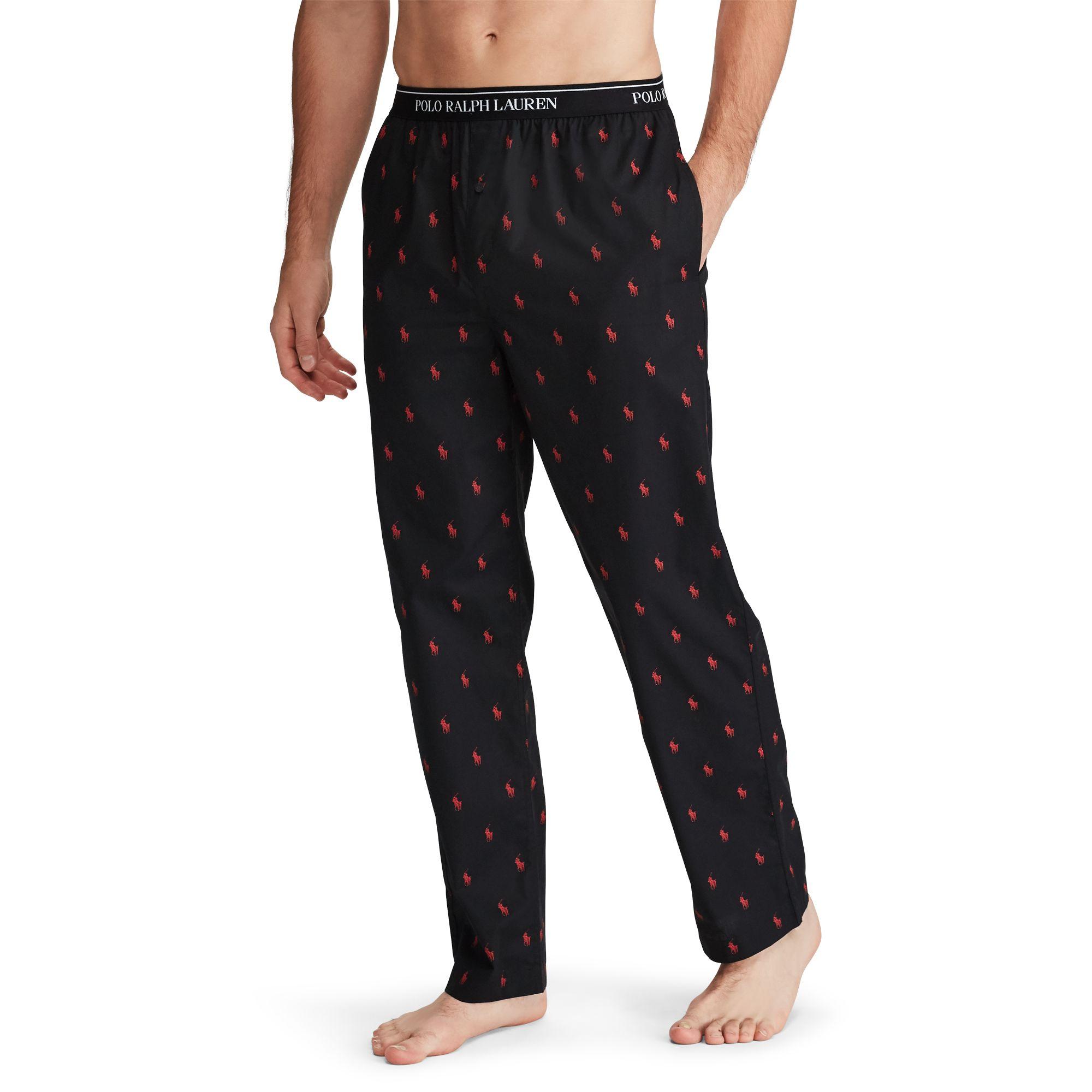 Pantalon de pyjama motif poney Coton Polo Ralph Lauren pour homme en  coloris Noir - Lyst
