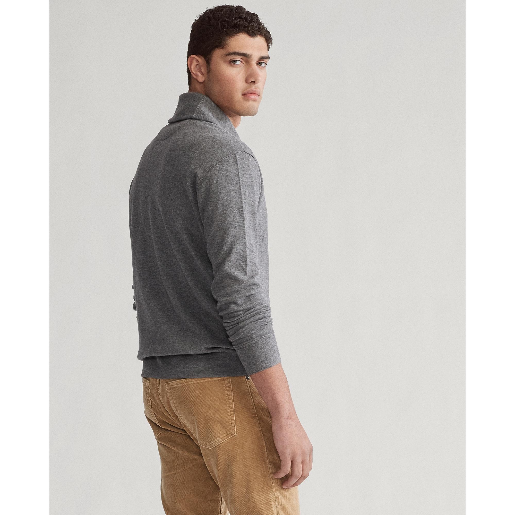 luxury jersey shawl pullover