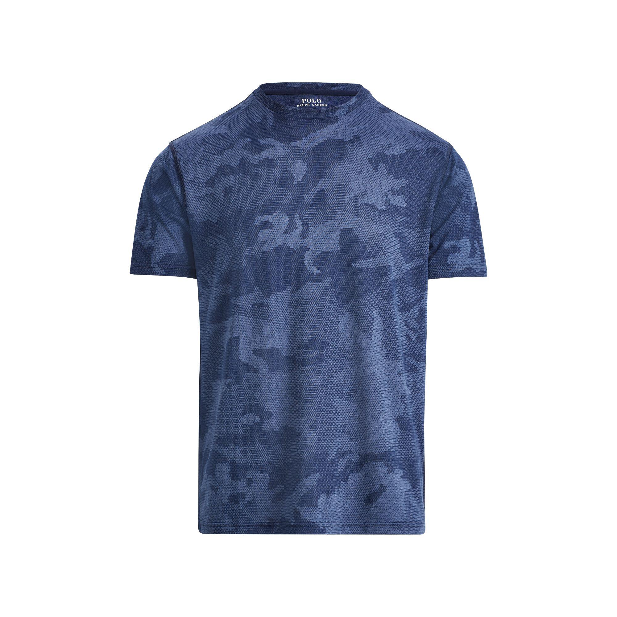 Polo Ralph Lauren Camo Performance T-shirt in Blue for Men | Lyst