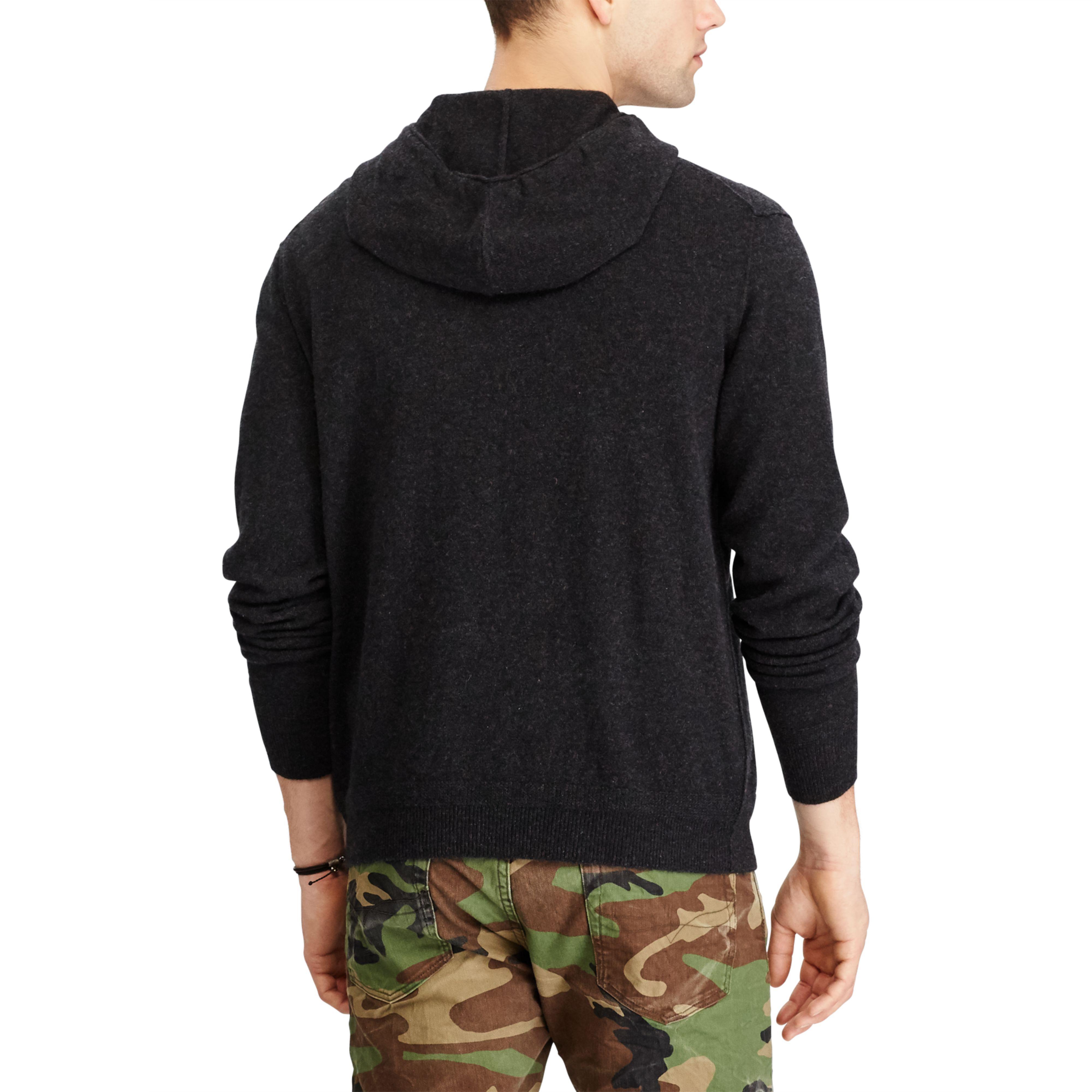 ralph lauren washable cashmere moletom com capuz