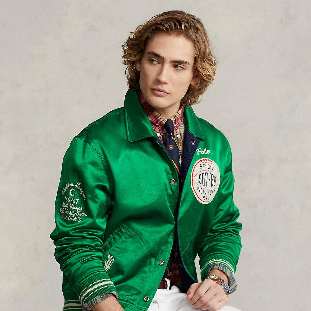 Polo Ralph Lauren Wendbare College-Jacke in Grün für Herren Lyst AT