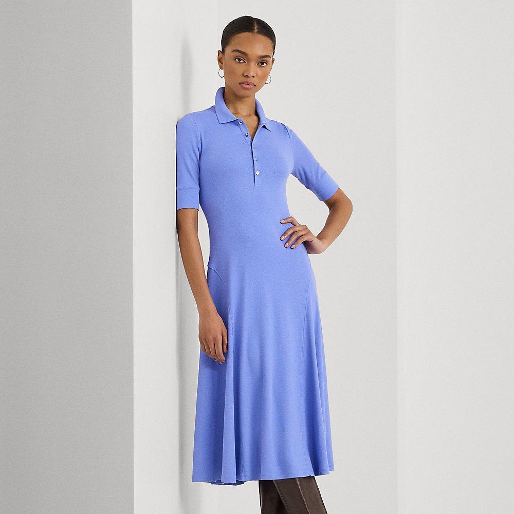 Ralph Lauren Ralph Lauren Cotton-blend Polo Dress in Blue | Lyst