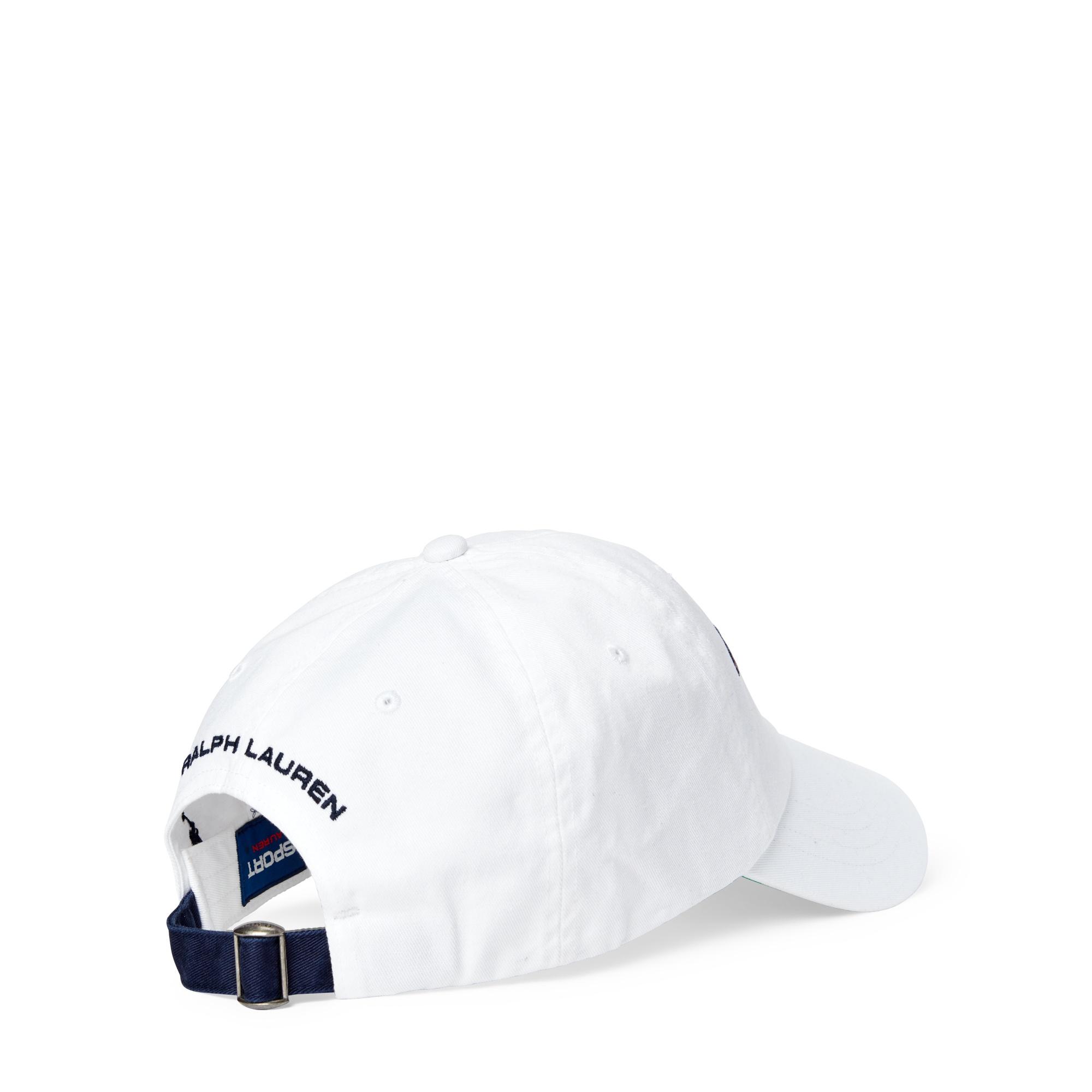 white polo cap