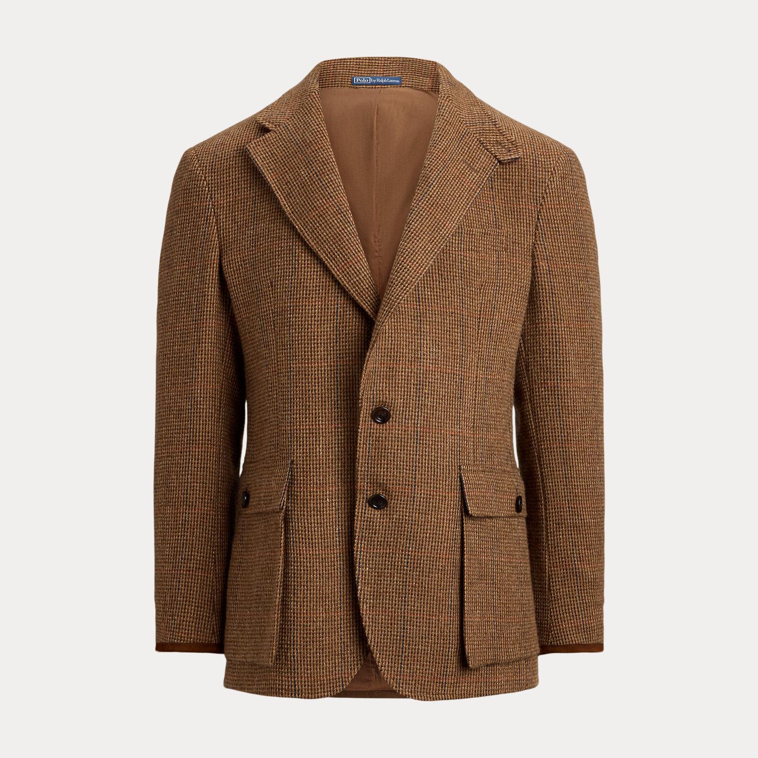Ralph Lauren The Rl67 Tick-Weave Tweed Jacket in Brown for Men 