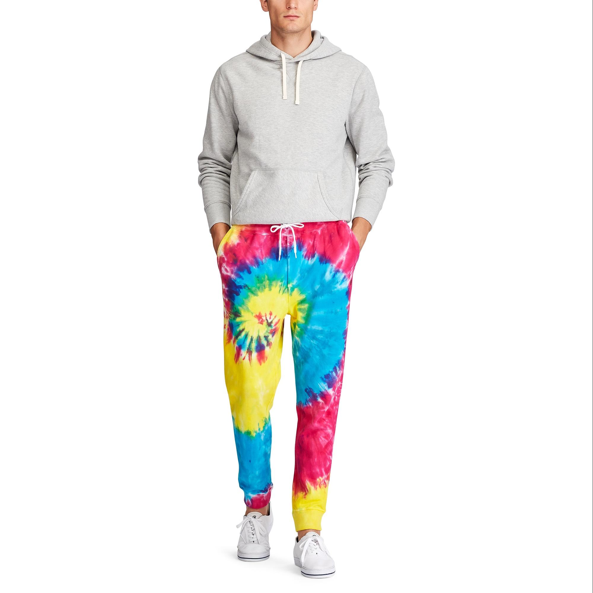 Polo Ralph Lauren Cotton Tie - Dyed French - Terry Jogger Pants in 