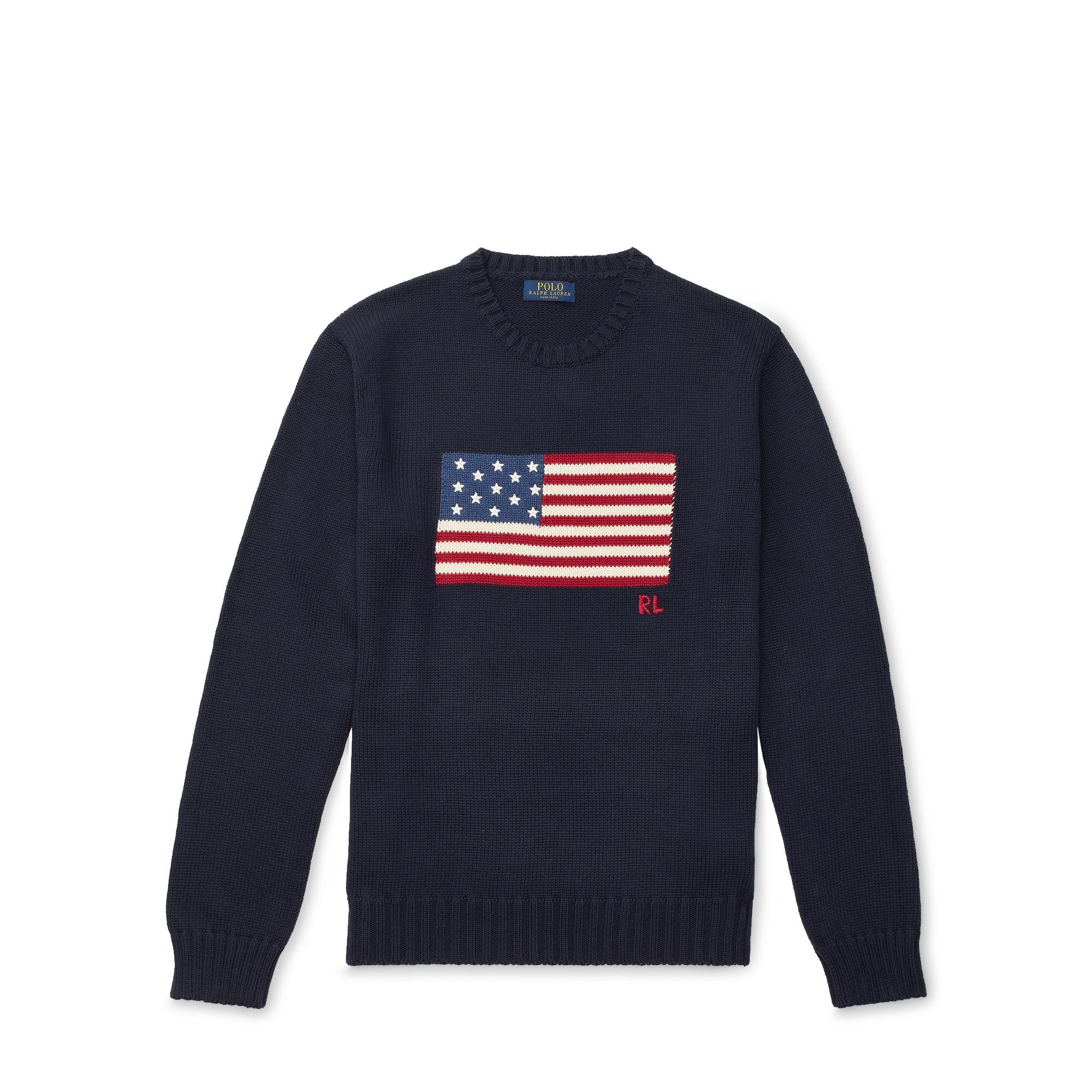flag sweater ralph lauren