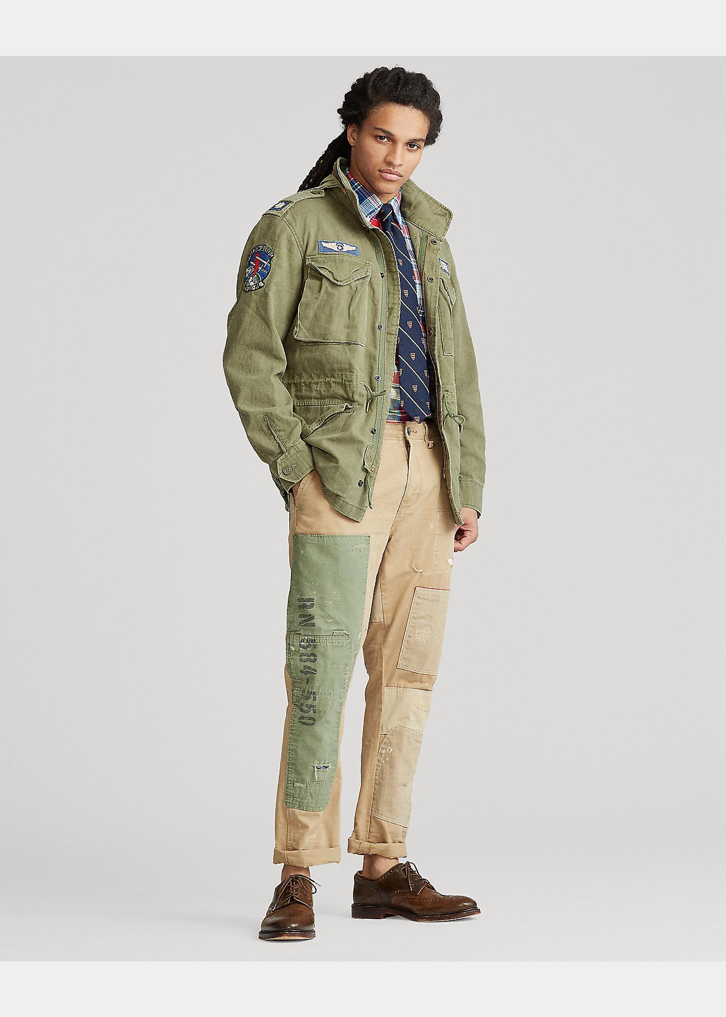 Taglie Plus - L'iconica giacca militare da Uomo di Ralph Lauren in Verde |  Lyst