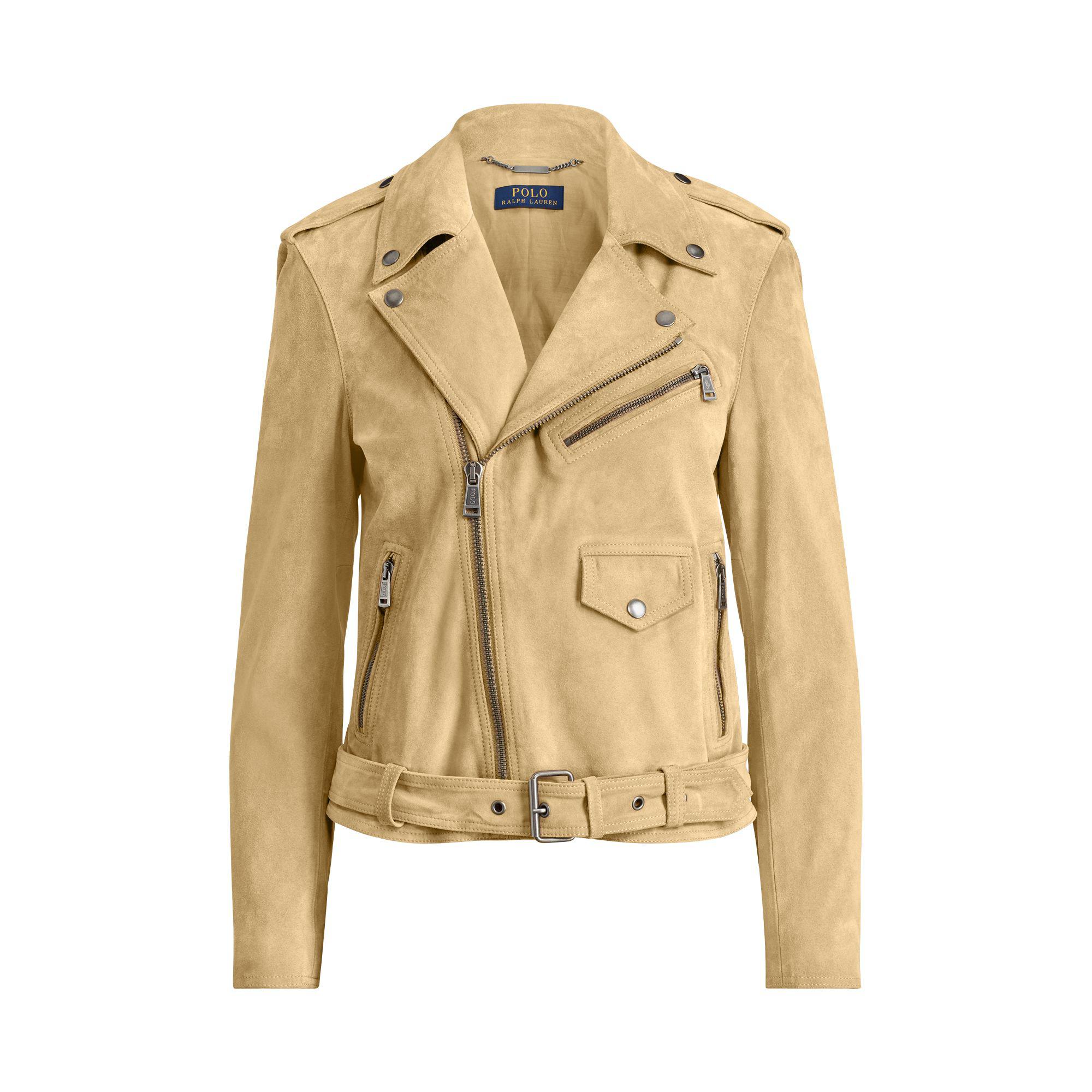 Polo Ralph Lauren Suede Moto Jacket - Lyst