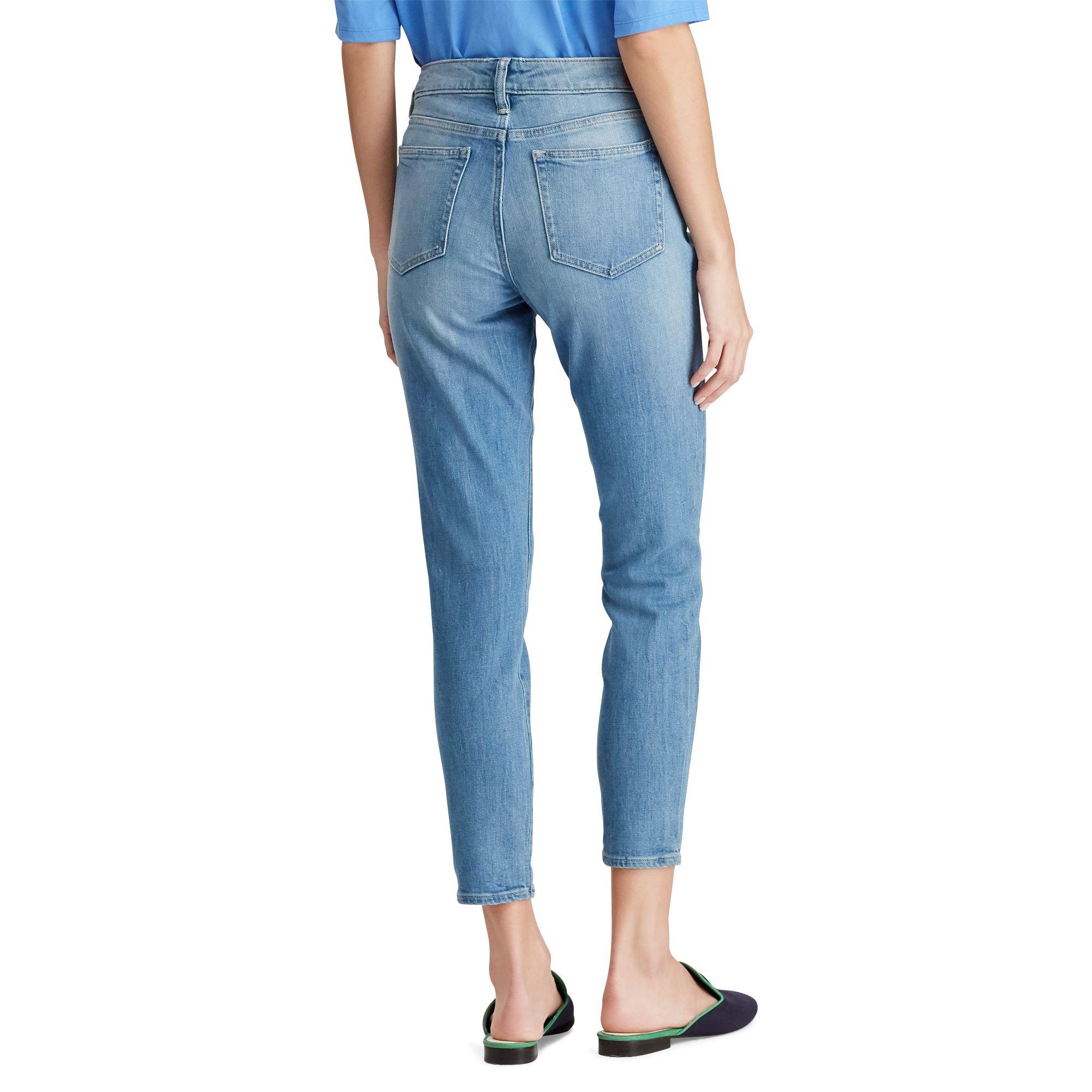 Ralph Lauren Denim Premier Skinny Ankle Jean in Blue | Lyst