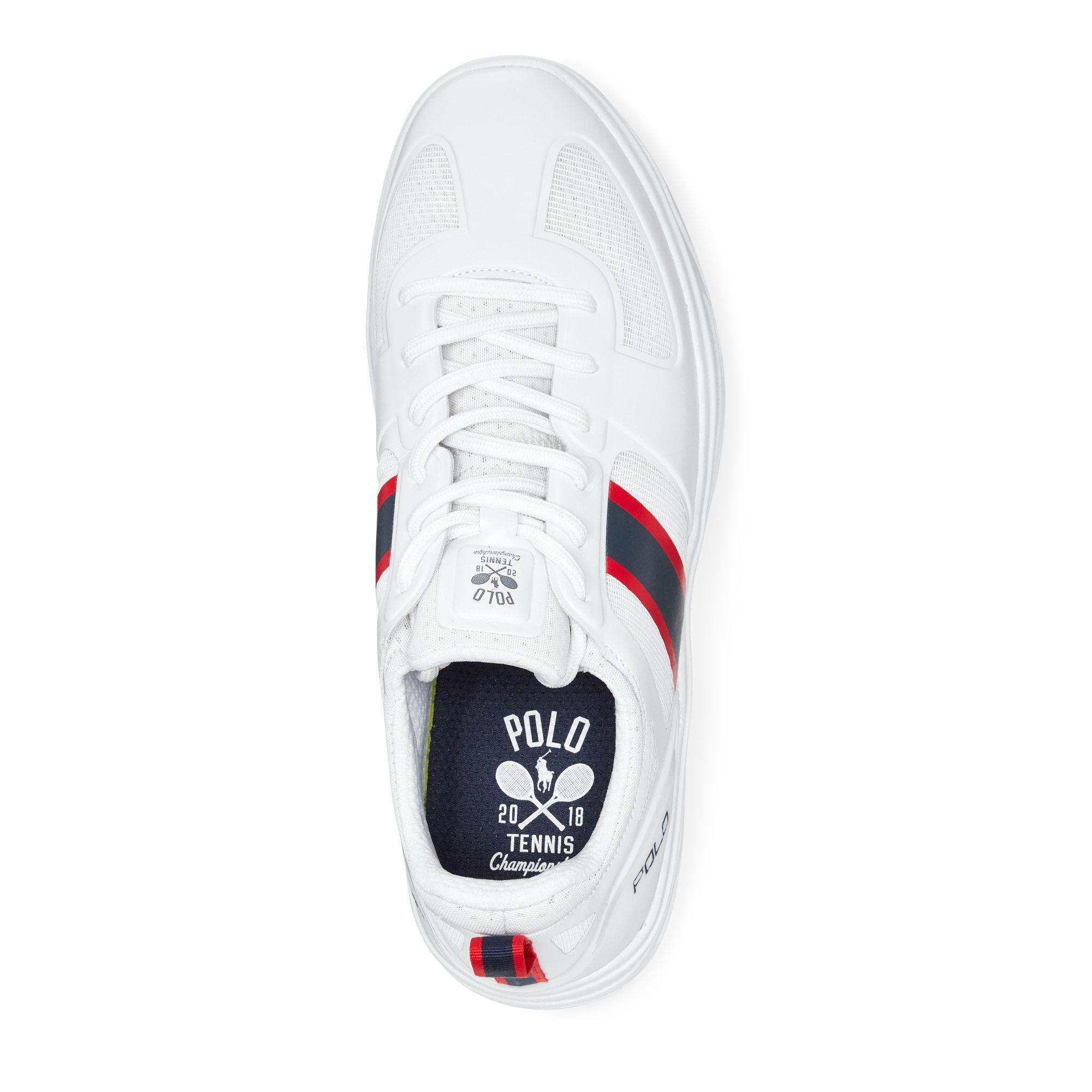 polo ralph lauren court 200 mesh sneaker