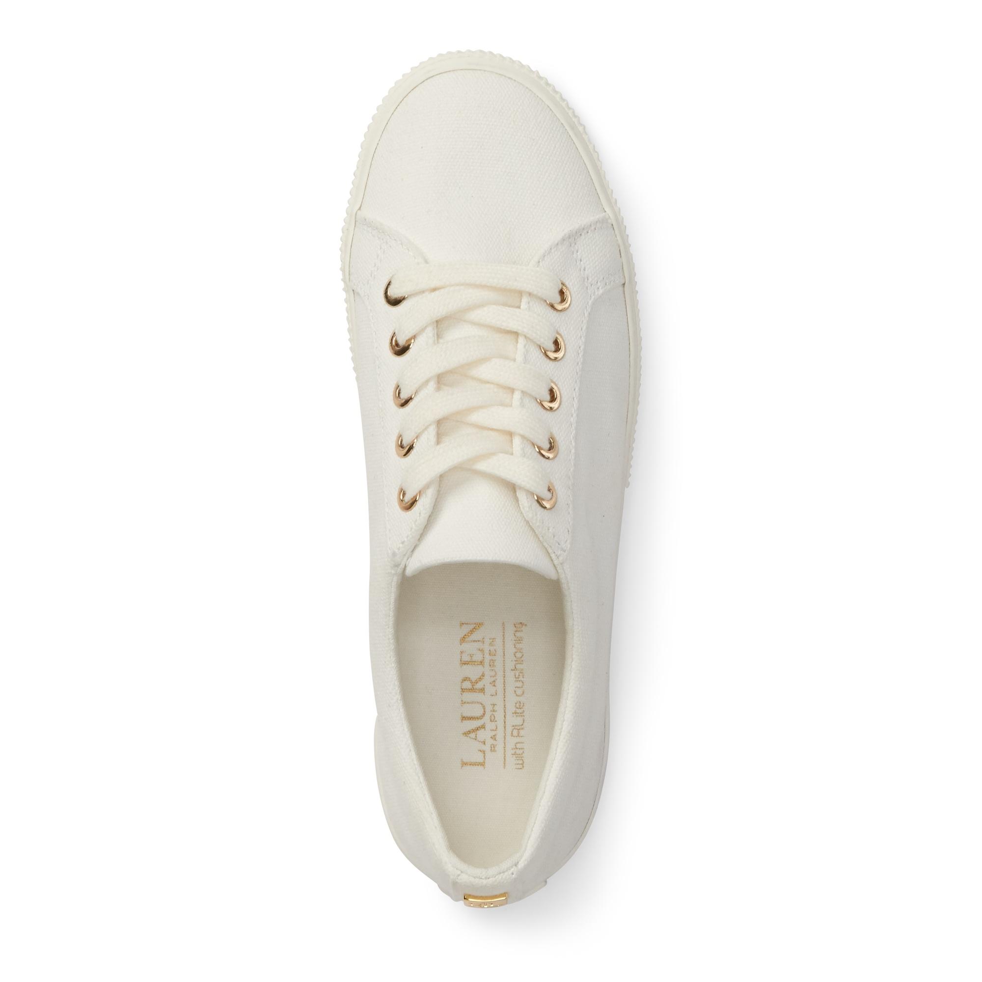 Ralph lauren jaycee canvas trainer Clearance