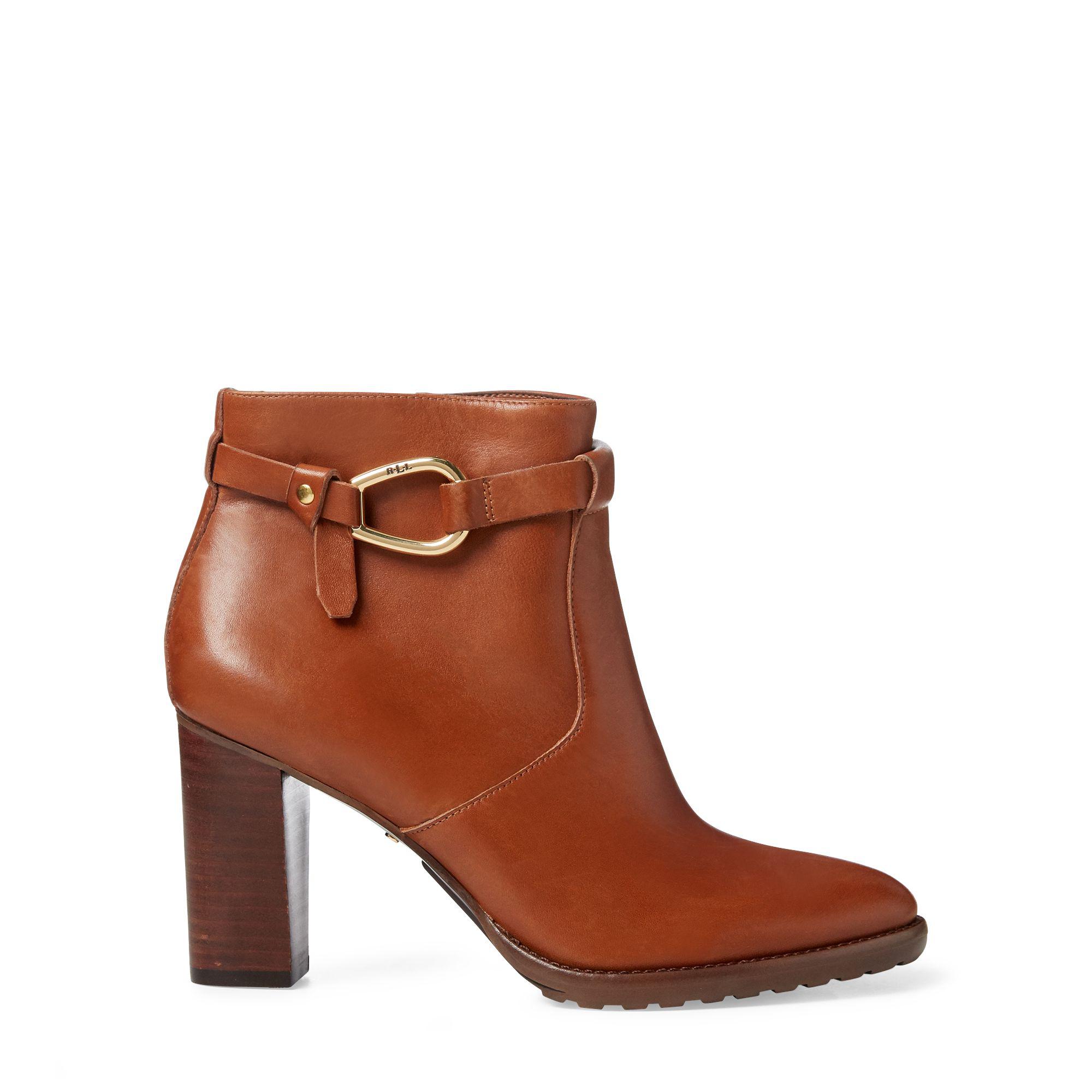 Ralph Lauren Laletta Leather Bootie in 