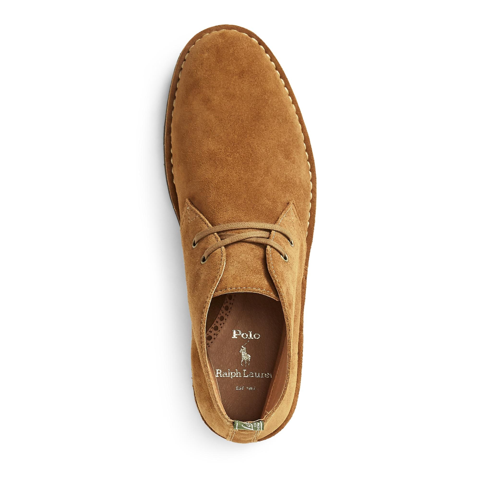Ralph Lauren Polo Talan Suede Chukka Boots in Desert Tan (Brown) for Men -  Lyst