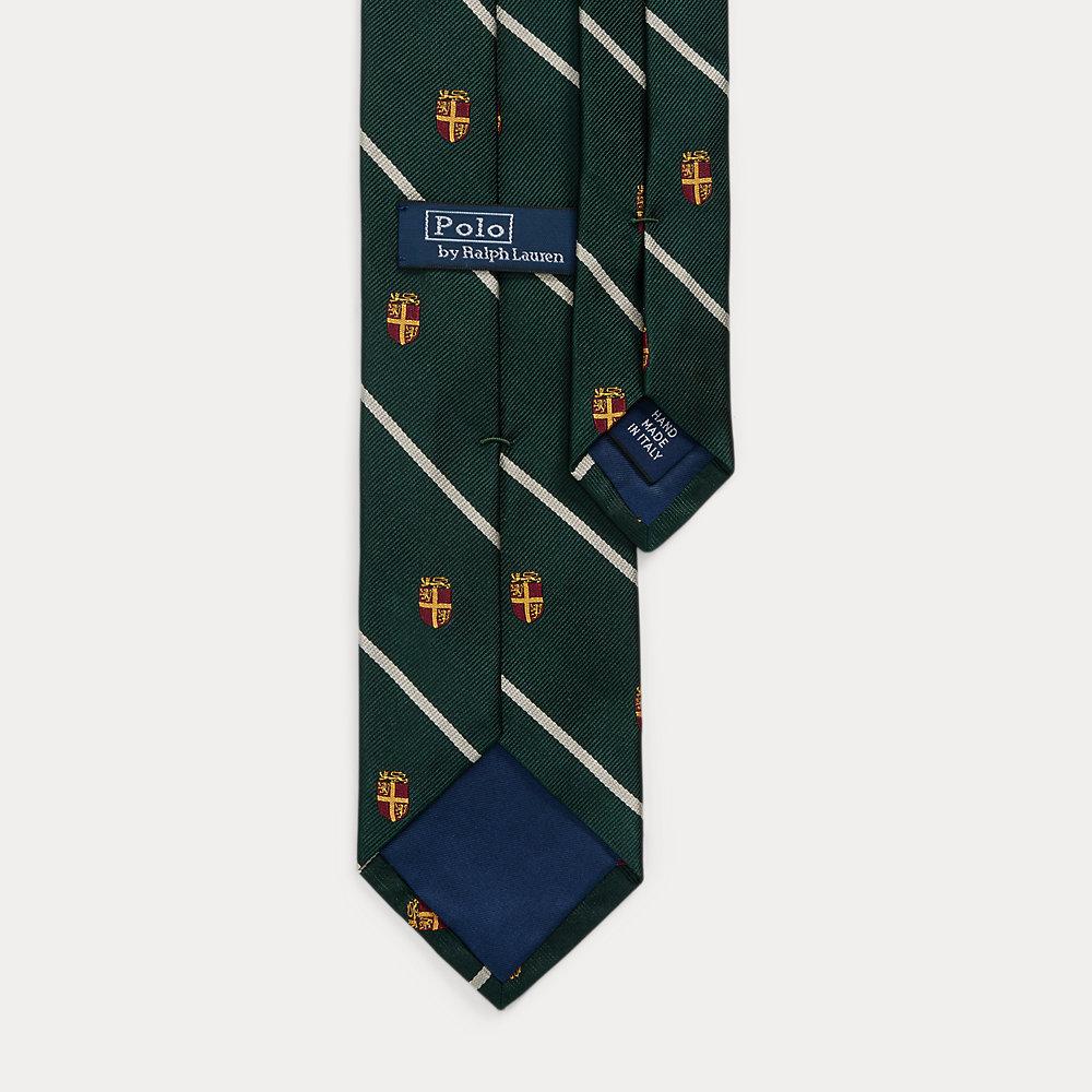 Polo Ralph Lauren Striped Silk Repp Club Tie in Green for Men Lyst UK