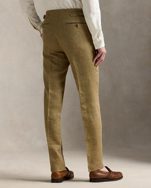 Polo Ralph Lauren Linen-Silk Suit Trouser in Natural for Men Lyst UK