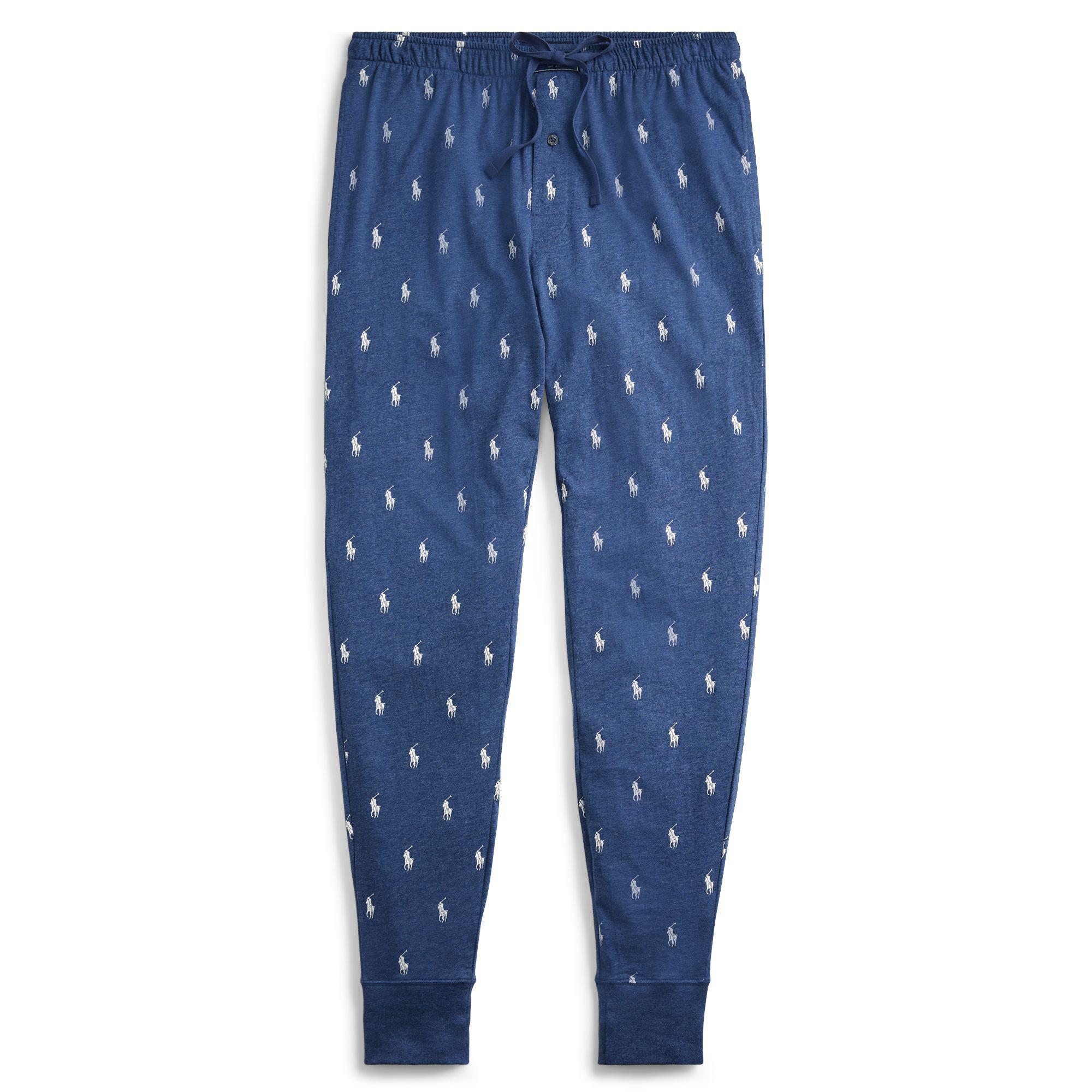 ralph lauren allover pony cotton jogger