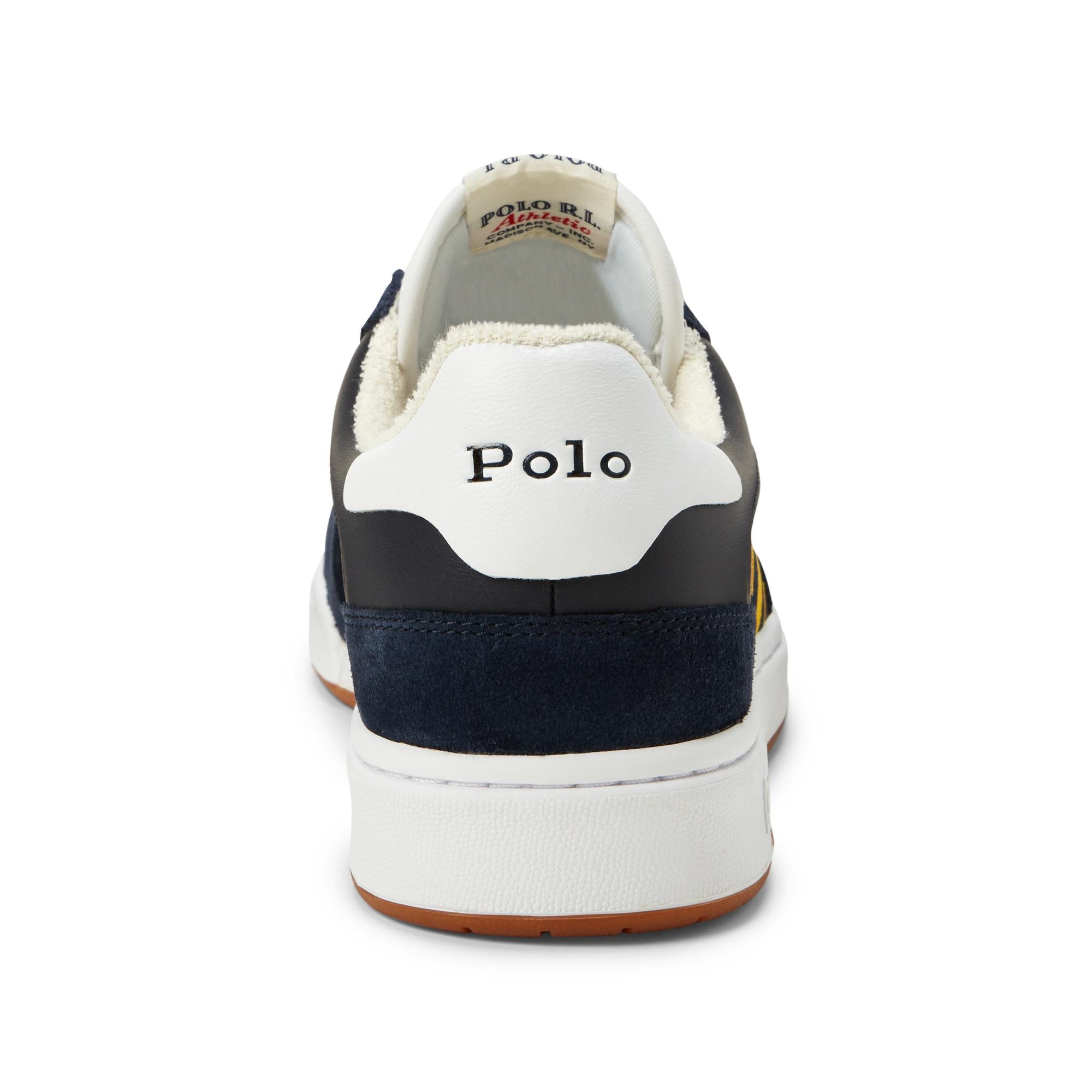 polo ralph lauren retro court sneaker
