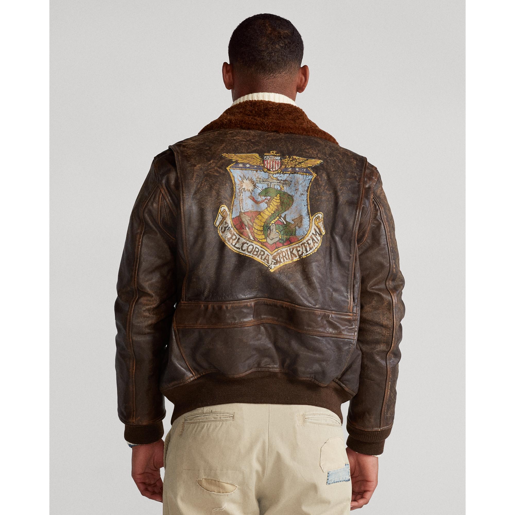 Polo Ralph Lauren The Iconic Bomber Jacket in Brown for Men | Lyst