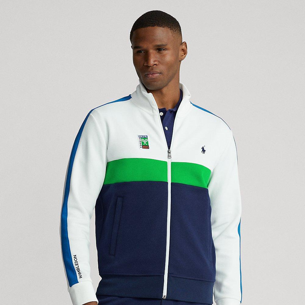 Ralph Lauren Wimbledon Double-knit Track Jacket in Green for Men | Lyst