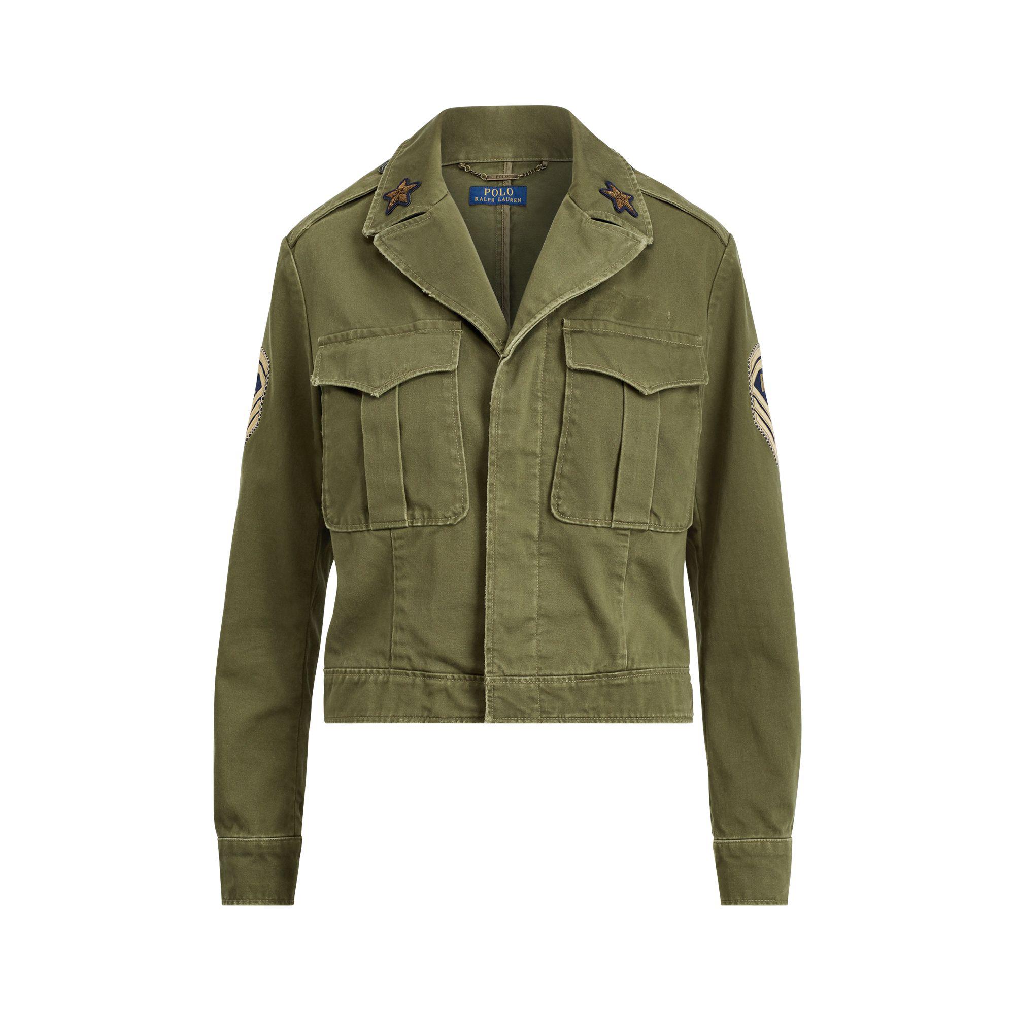 Polo Ralph Lauren Cotton Field Jacket in Green Lyst