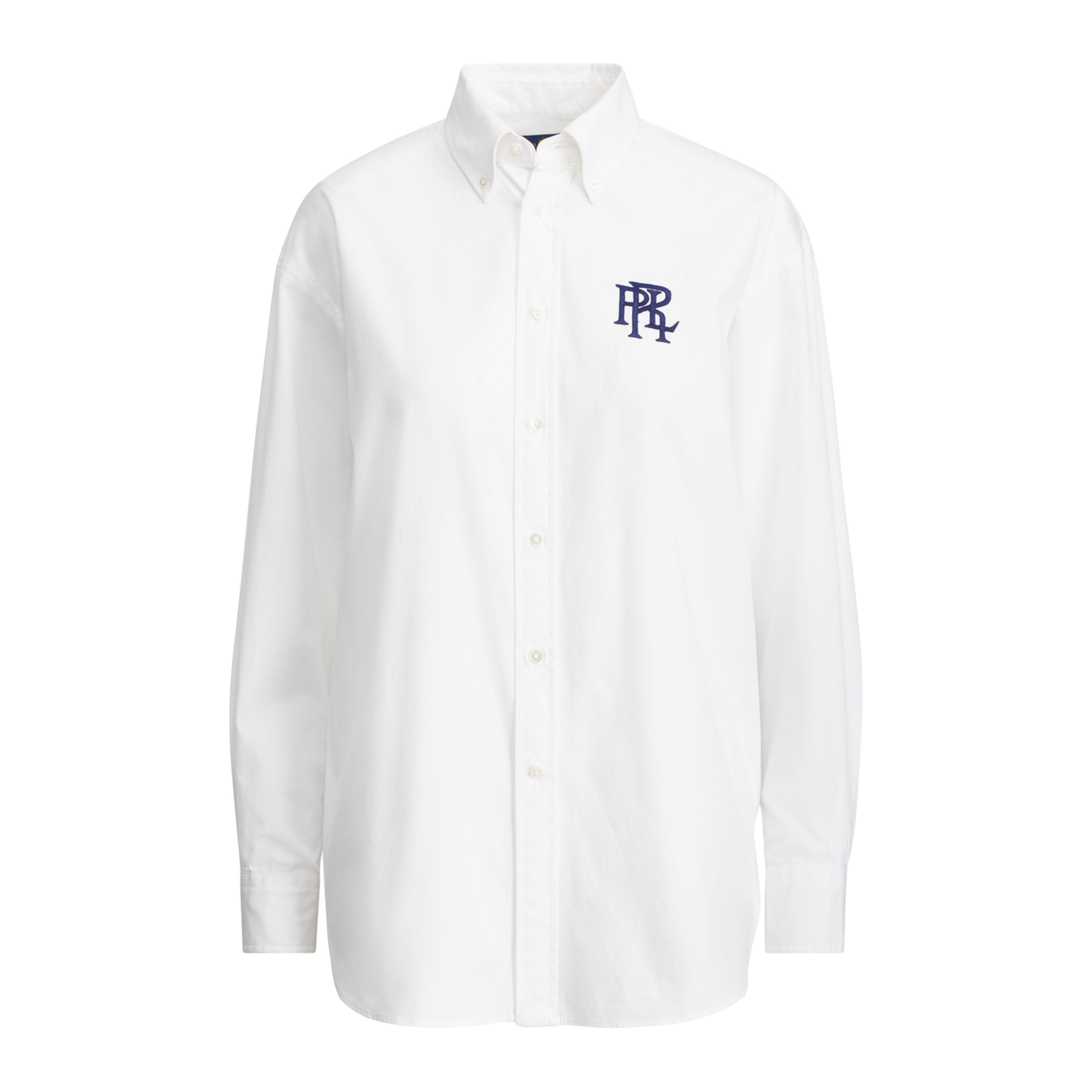 Polo Ralph Lauren Oxford Boyfriend Shirt in White | Lyst