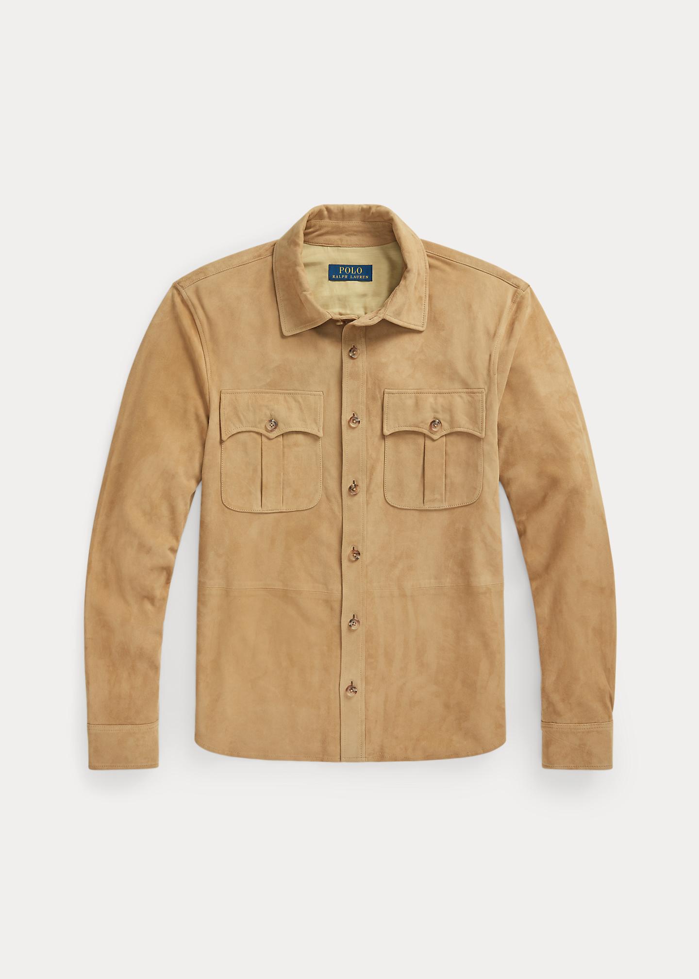 Surchemise en daim Polo Ralph Lauren pour homme Lyst