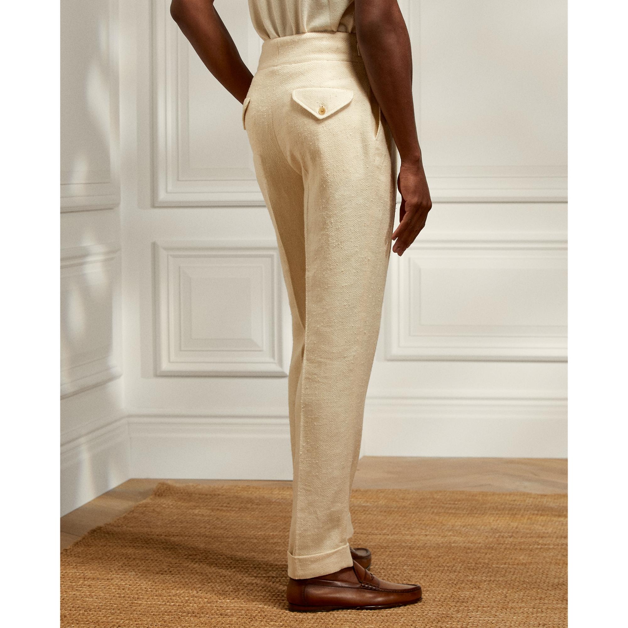 Ralph Lauren Purple Label Ralph Lauren Buckled Silk linen Suit