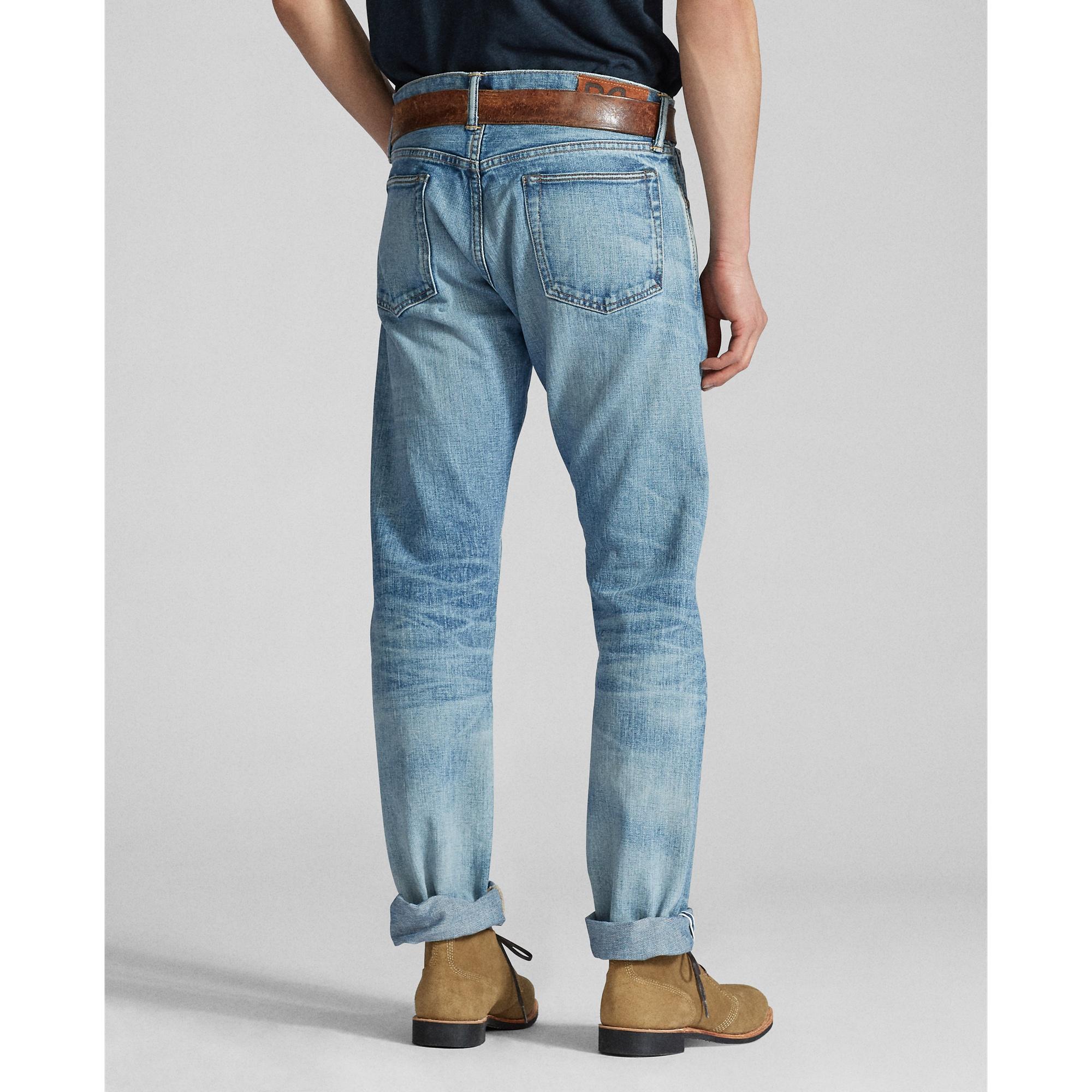 rrl slim fit selvedge jean