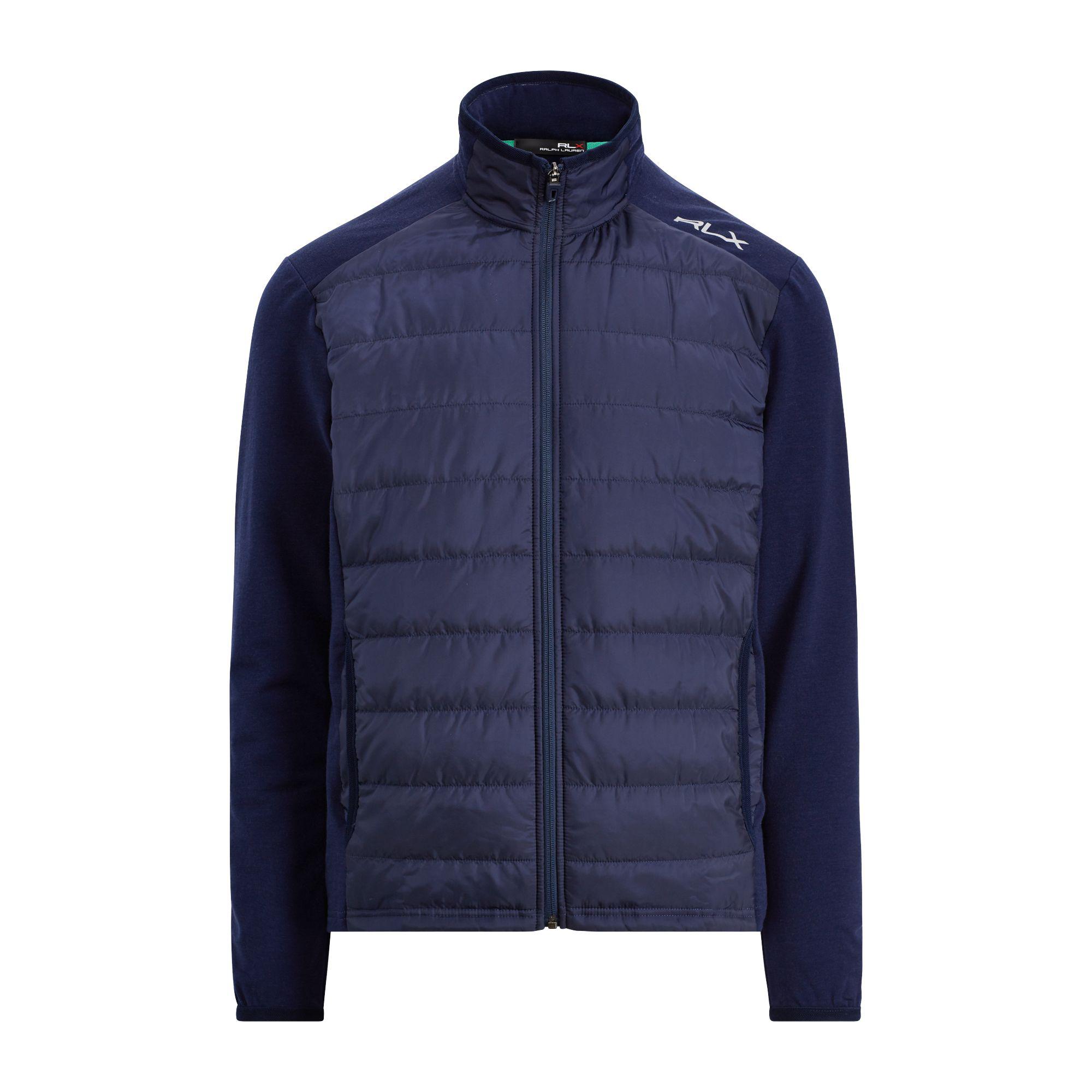 ralph lauren paneled stretch wool jacket