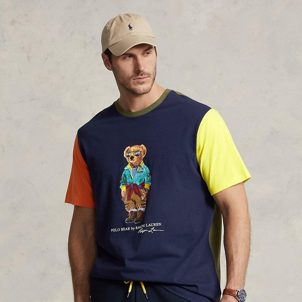 Polo Ralph Lauren Ralph Lauren Color-blocked Polo Bear Jersey T-shirt ...