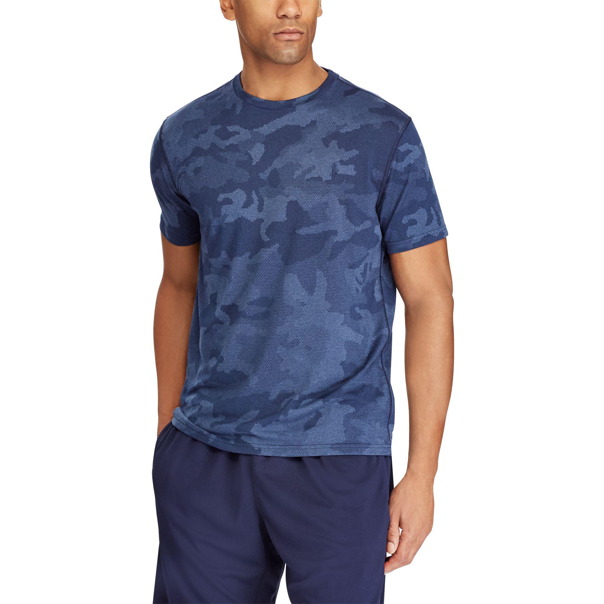 Polo Ralph Lauren Camo Performance T-shirt in Blue for Men | Lyst