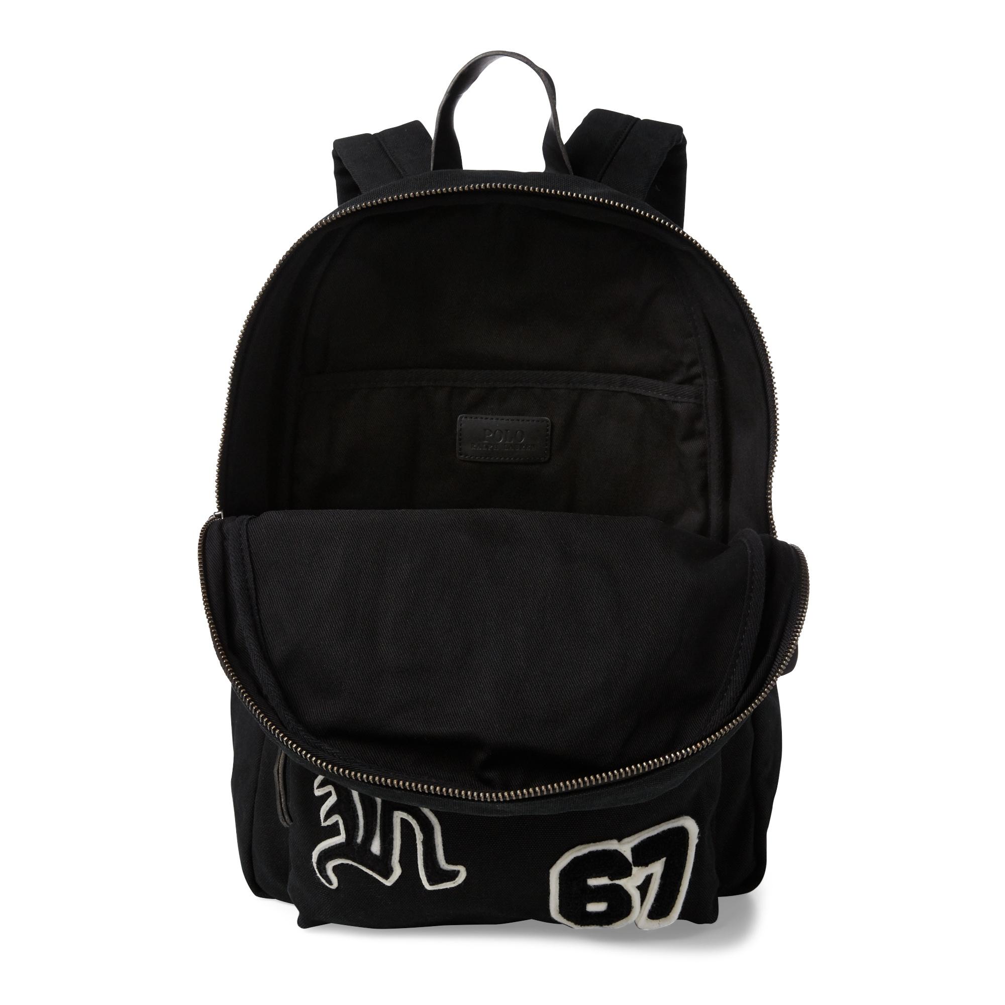 Polo Ralph Lauren Tiger Patch Backpack in Black for Men | Lyst Polo Ralph Lauren Tiger Patch Backpack in Black for Men | Lyst