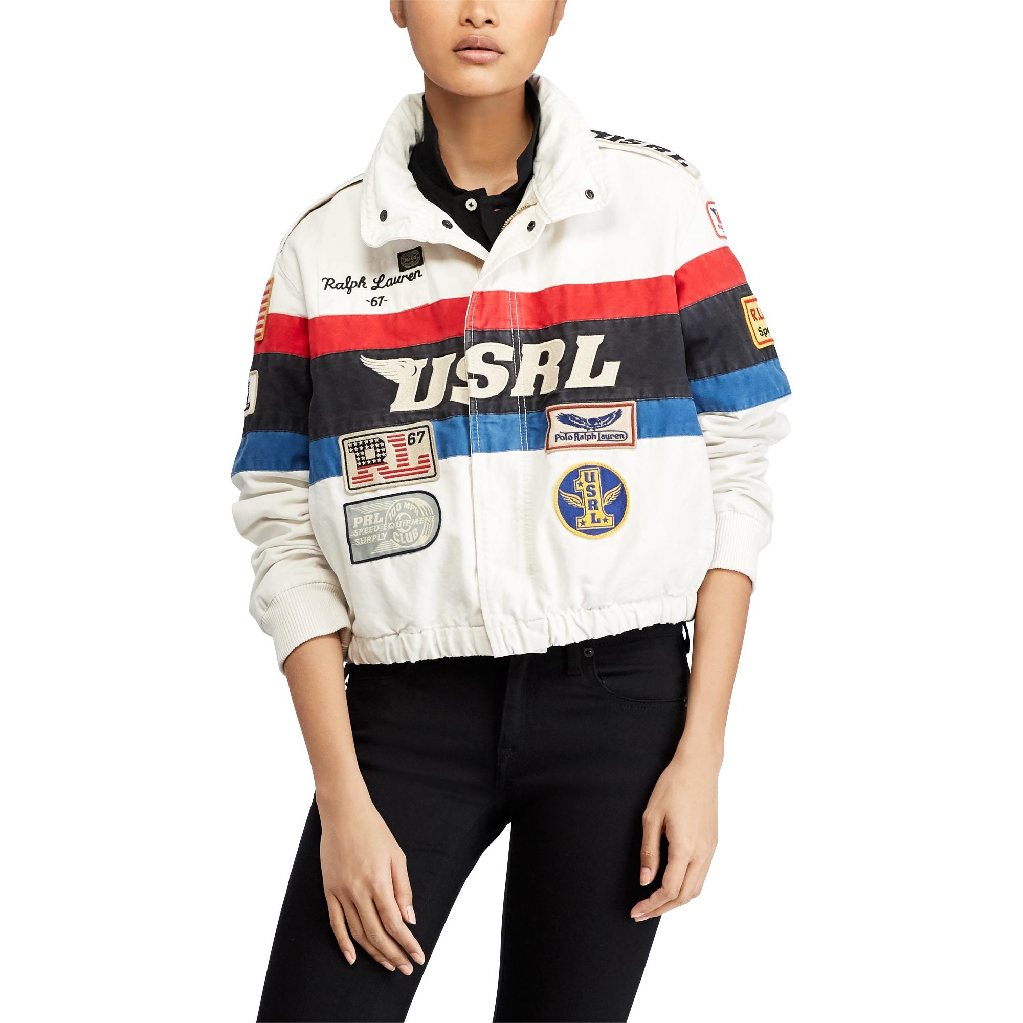 Polo Ralph Lauren Canvas Racing Jacket | Lyst UK