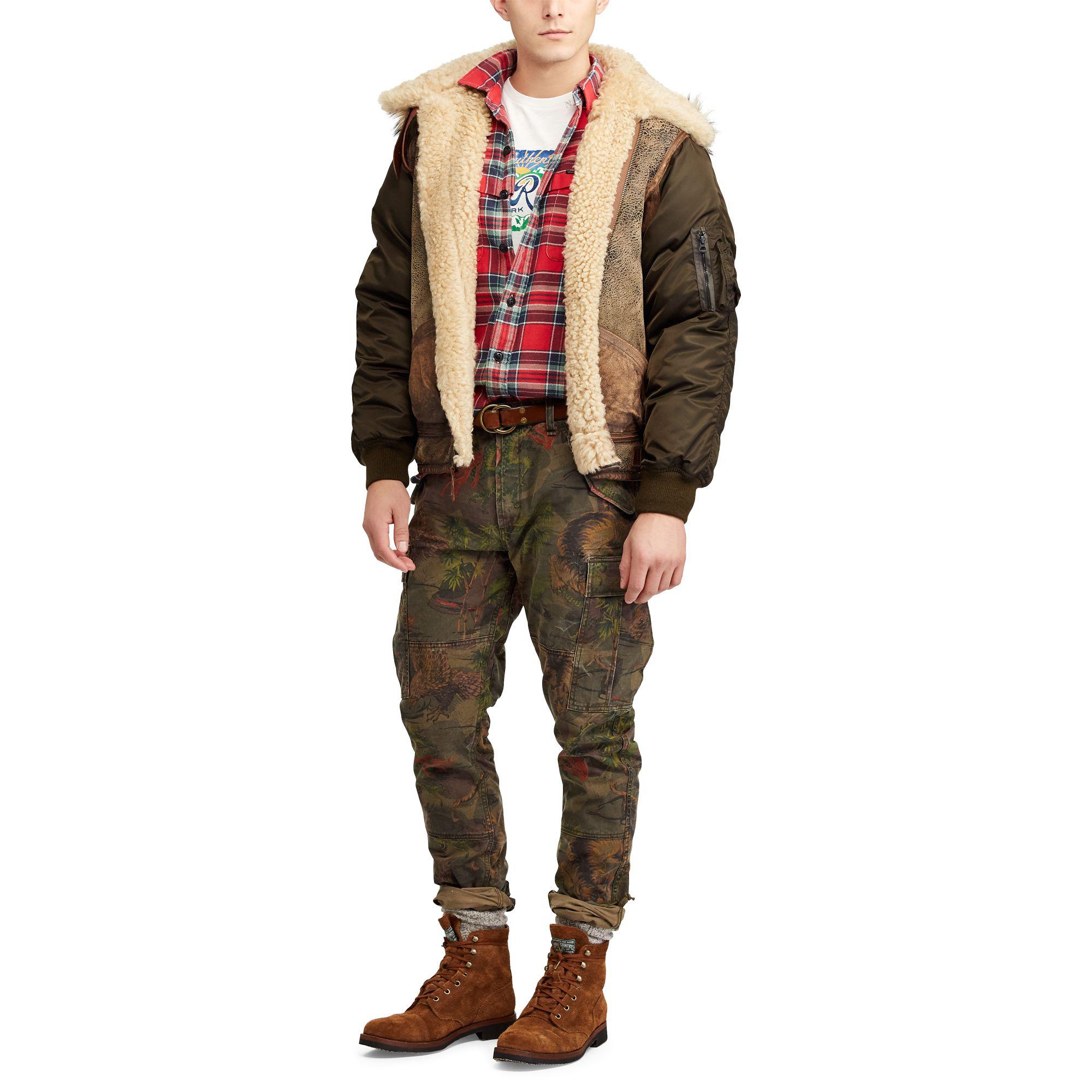 ralph lauren hybrid bomber jacket