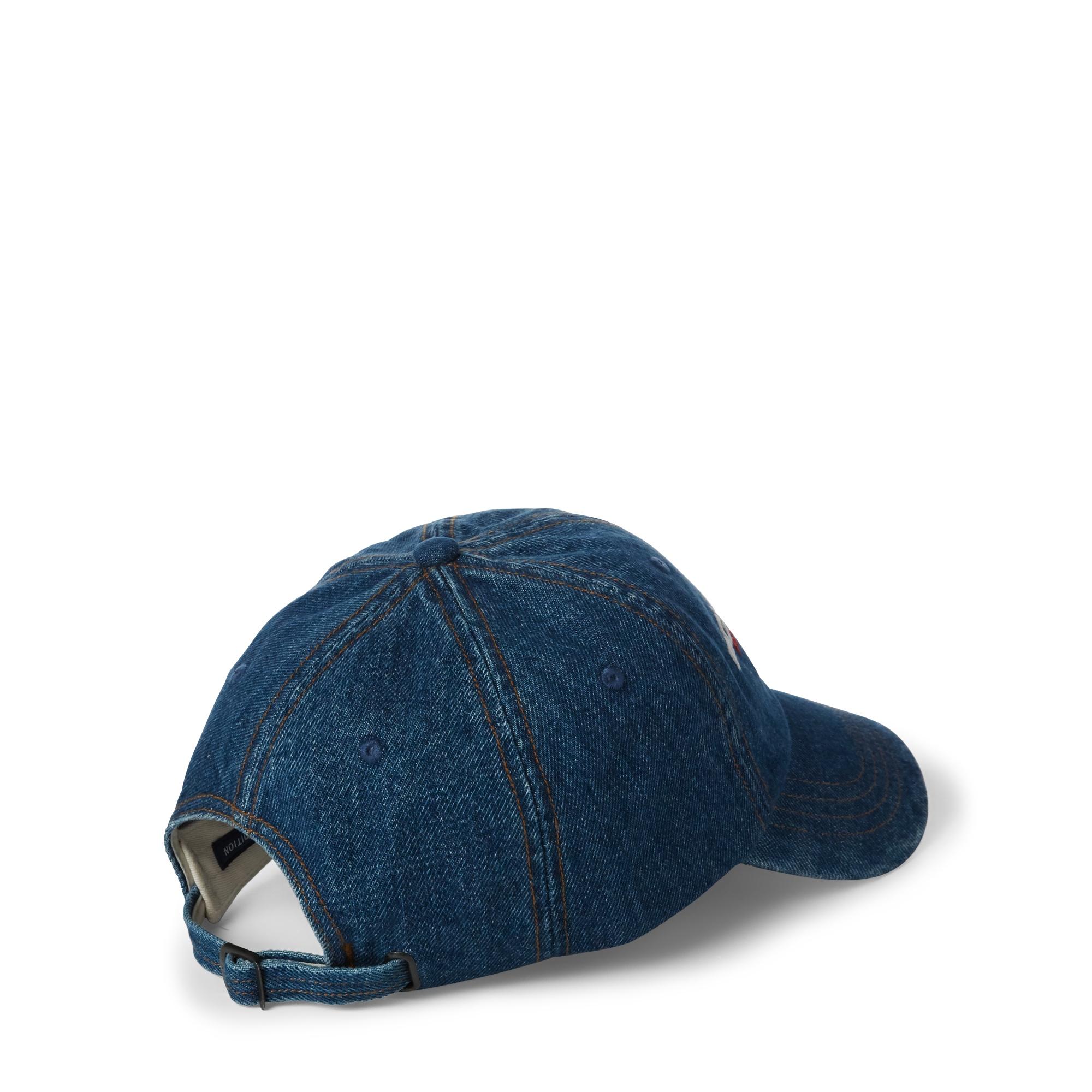 Ralph Lauren Limited-edition Denim Ball Cap in Blue for Men | Lyst