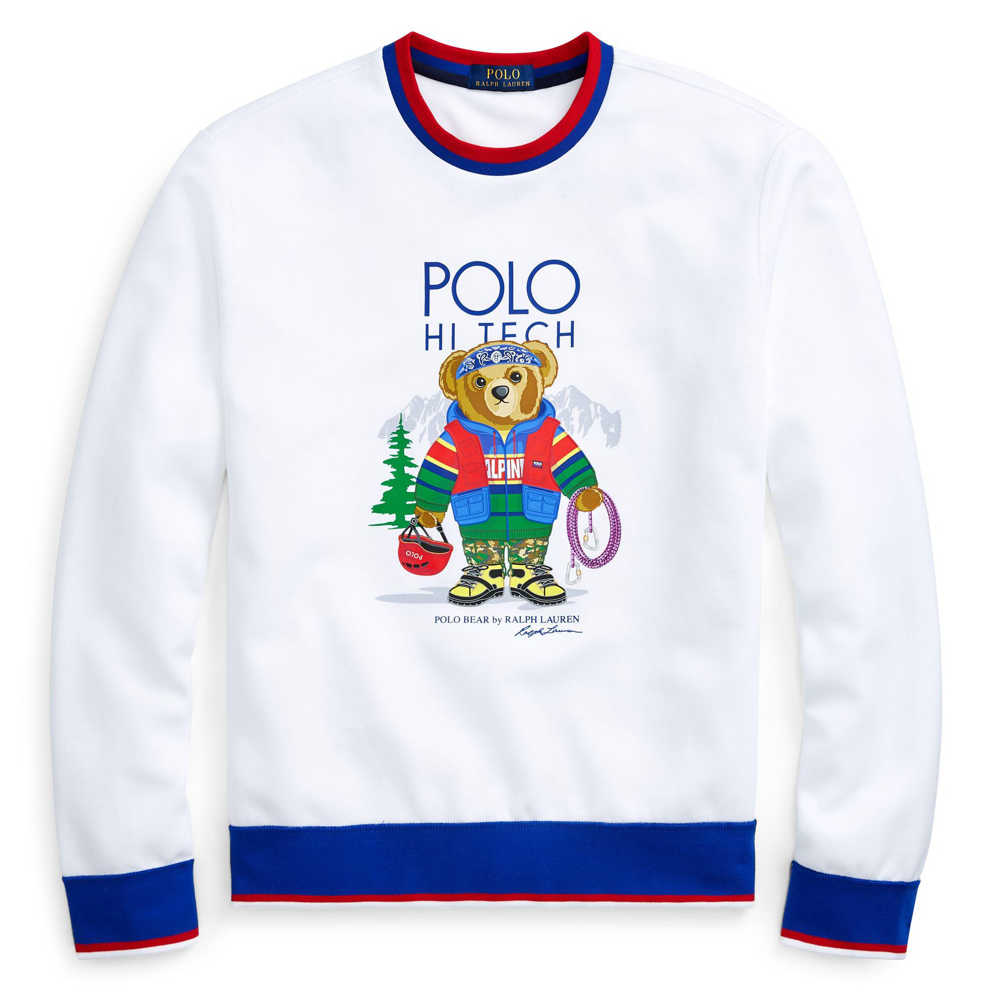 polo hi tech bear sweatshirt