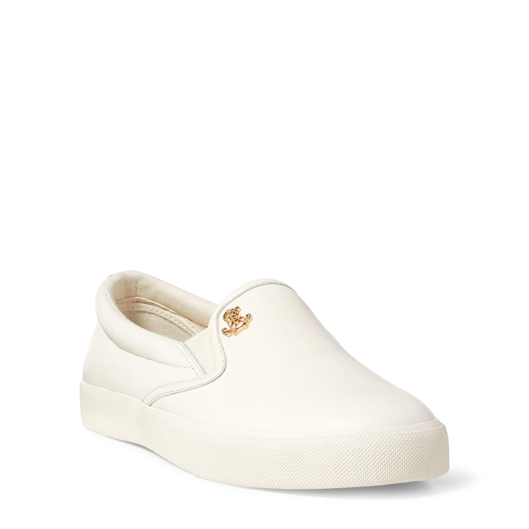 ralph lauren ria slip on sneakers
