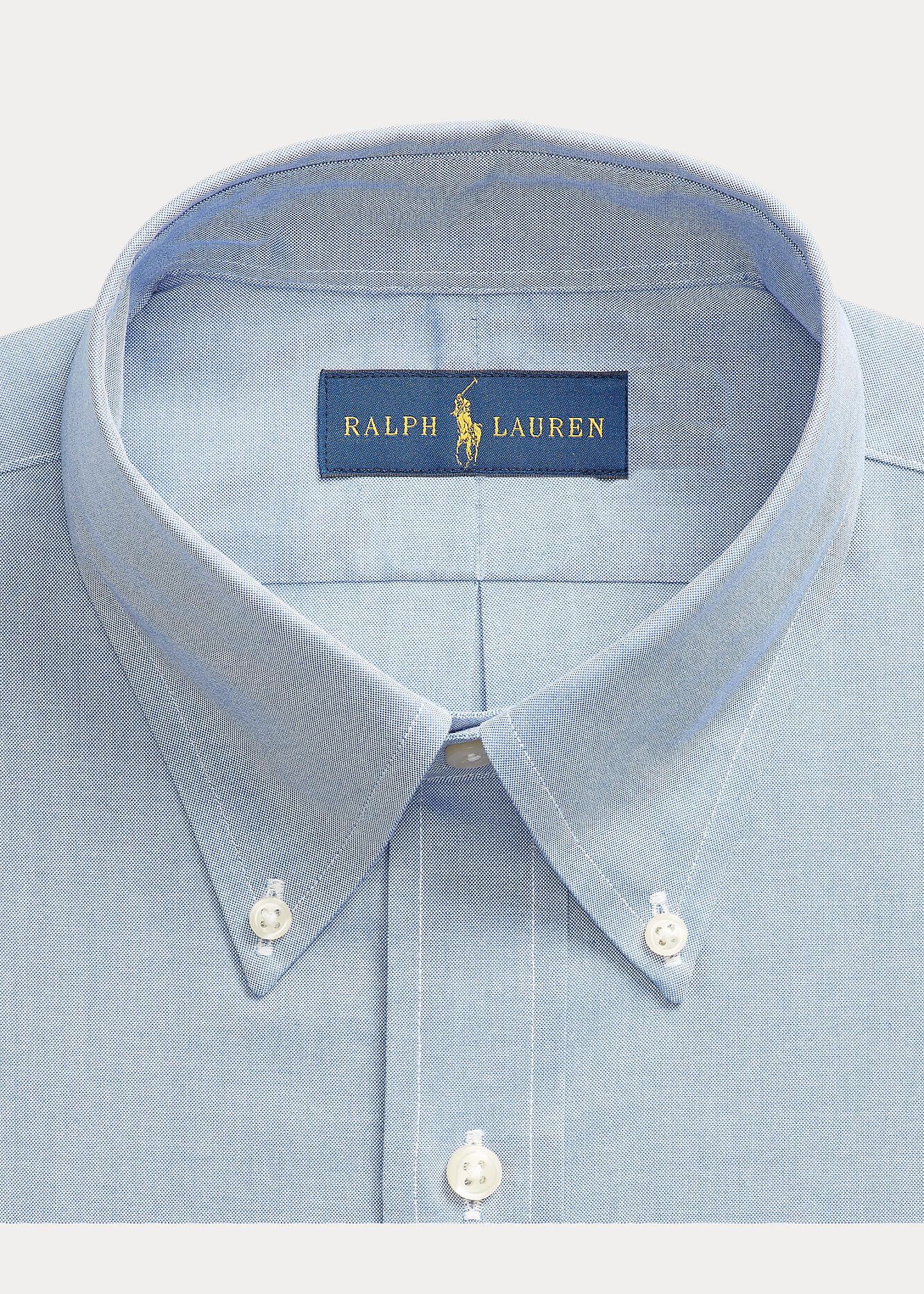 Homme Vêtements Chemises Chemises habillées Chemise cintrée infroissable Coton Polo Ralph Lauren pour homme en coloris Bleu 