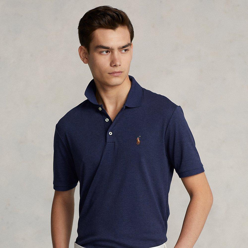 Polo Ralph Lauren Classic Fit Soft Cotton Polo Shirt in Blue for Men | Lyst