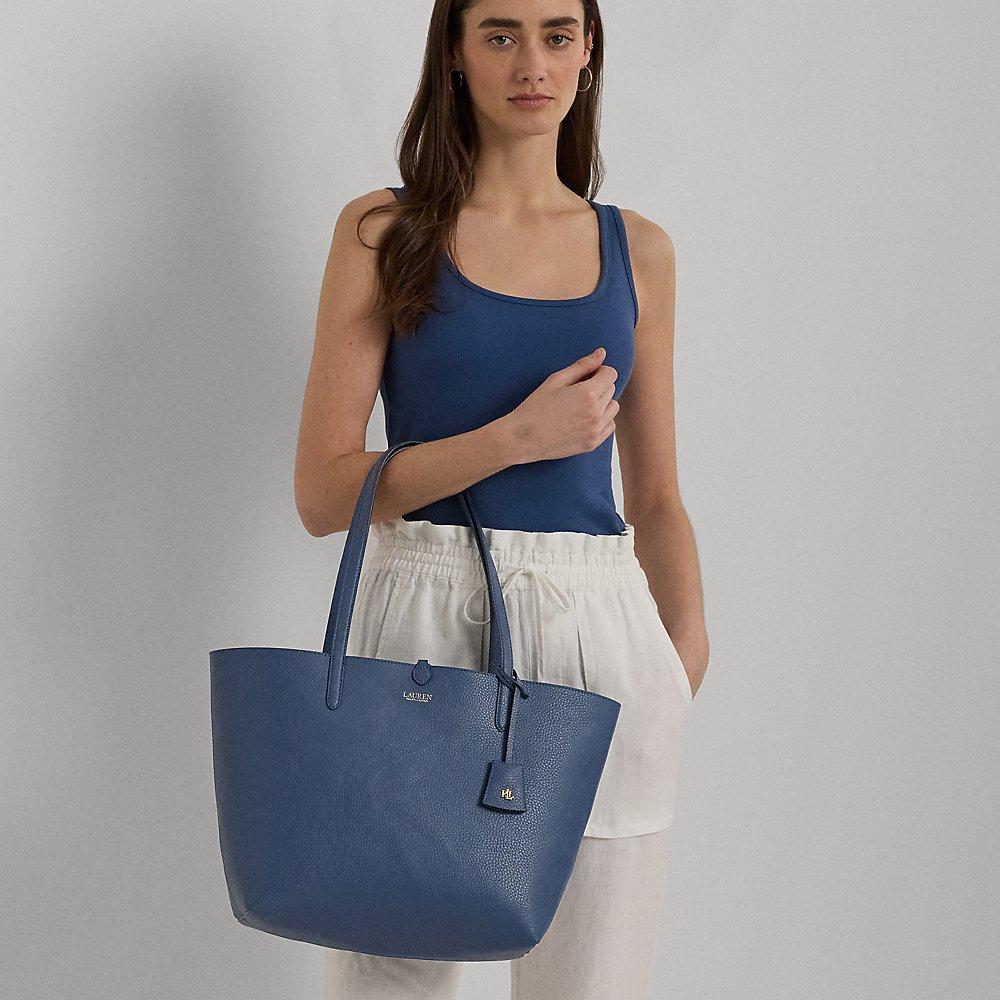 Ralph Lauren Wendbare Tragetasche aus Kunstleder in Blau Lyst DE