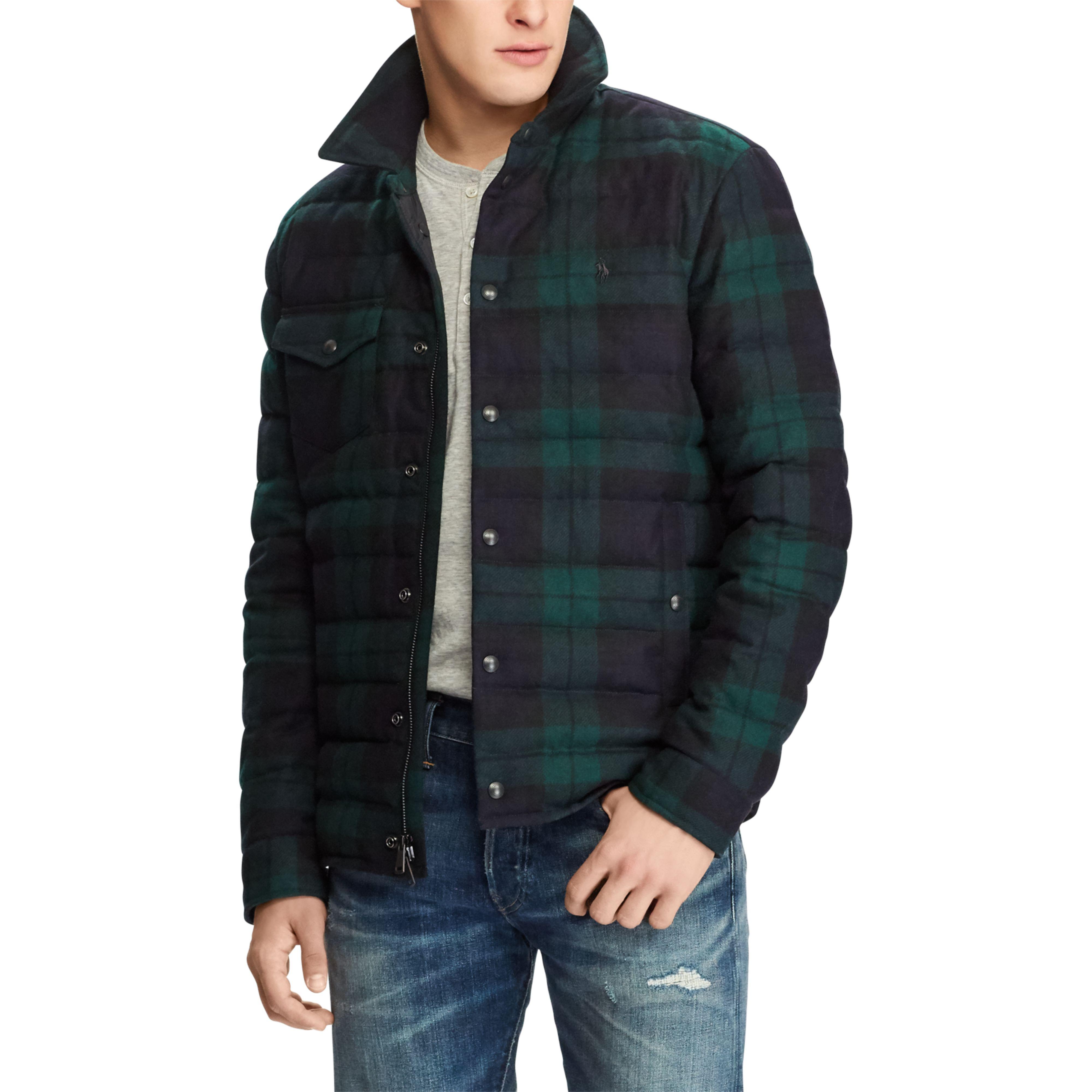 ralph lauren flannel jacket