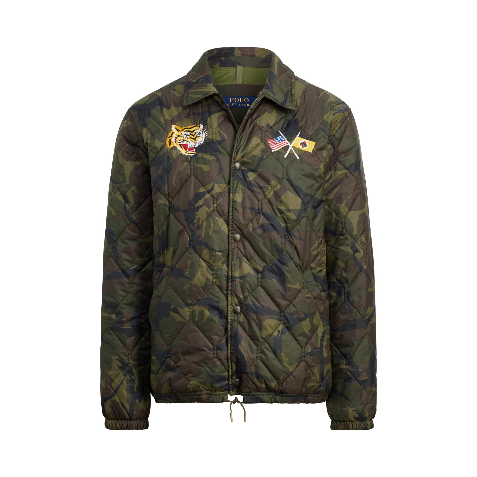 Download Polo Ralph Lauren Synthetic Souvenir Coach Jacket in Green for Men - Lyst