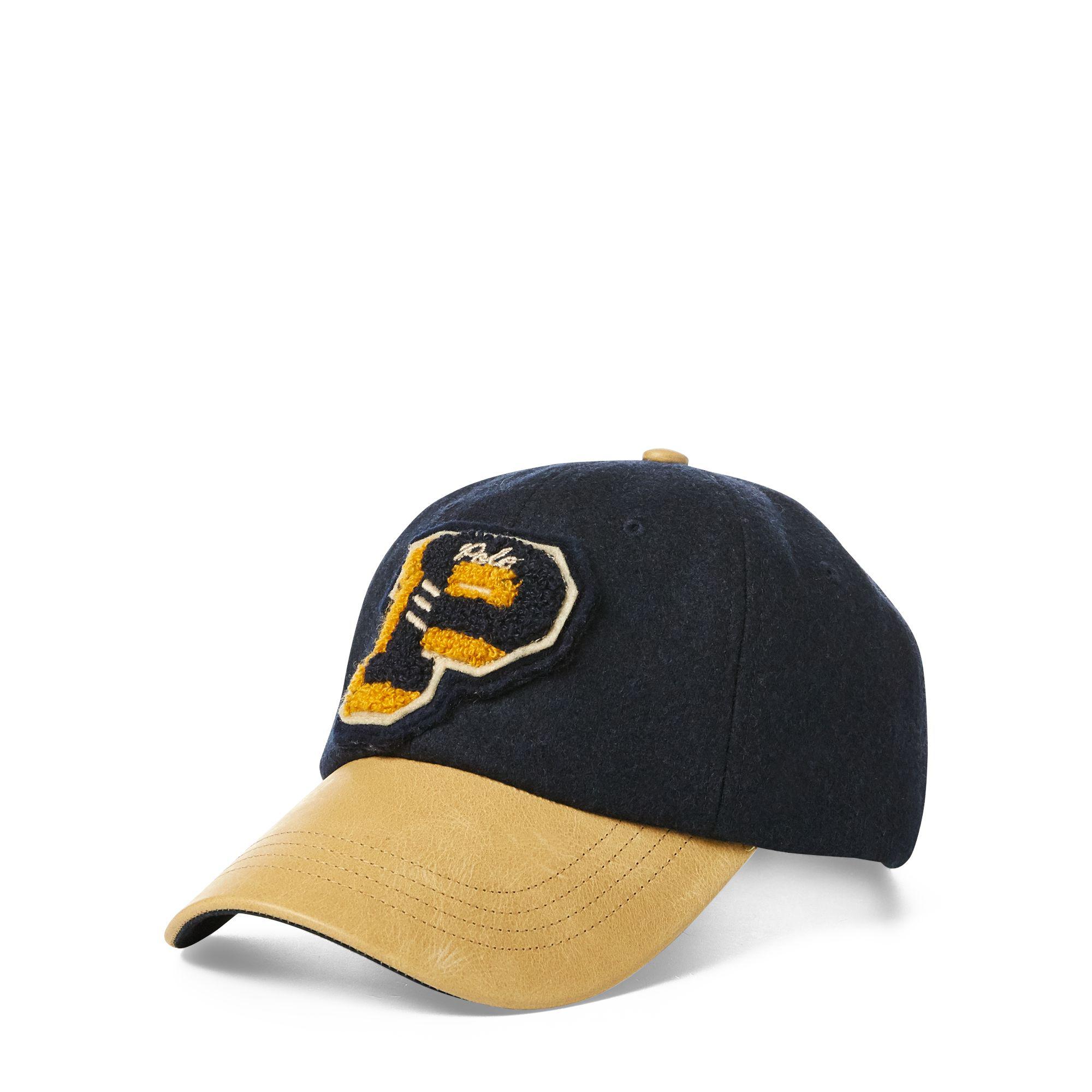 leather polo hat