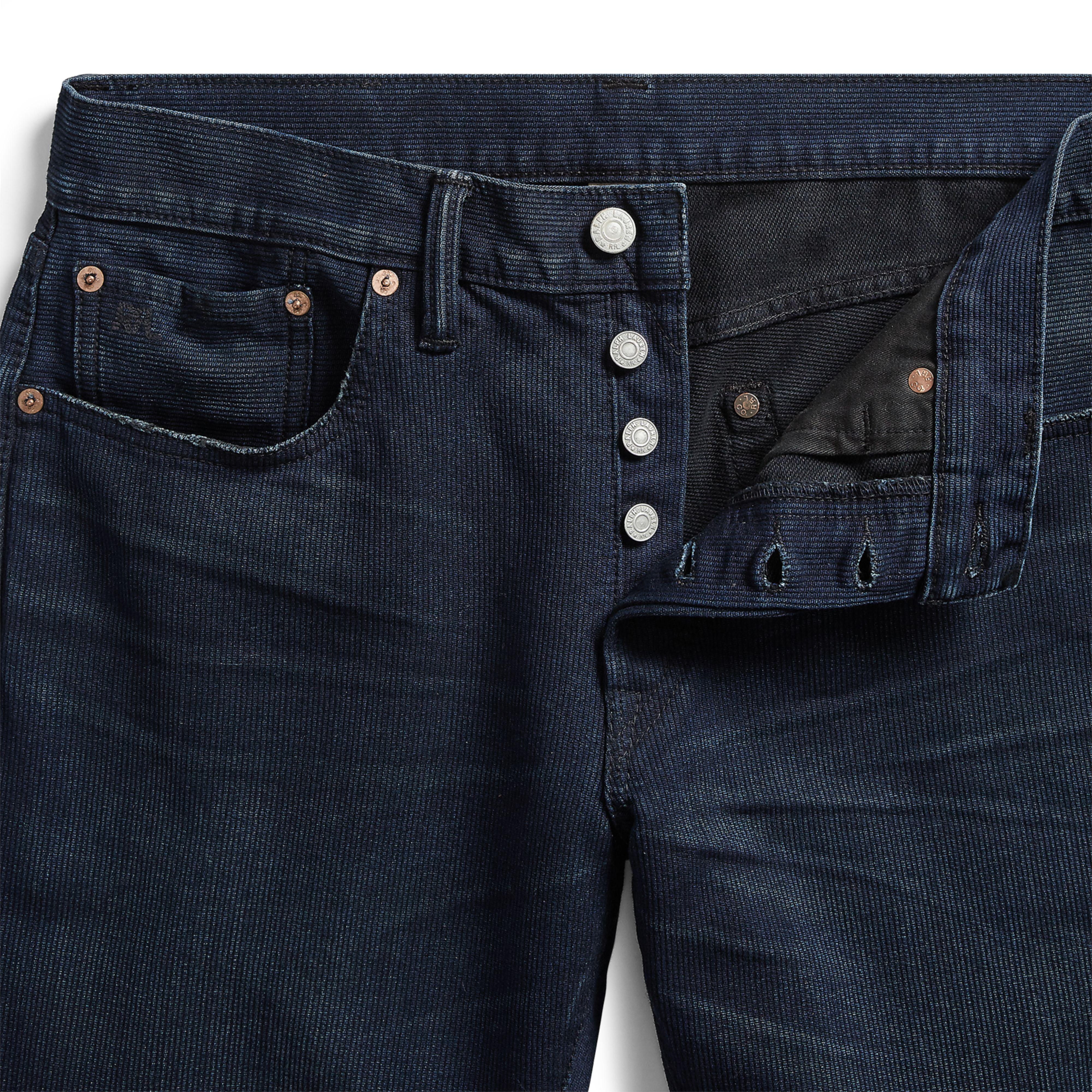 RRL Slim Fit Indigo Corduroy Pant in Dark Wash (Blue) for Men - Lyst