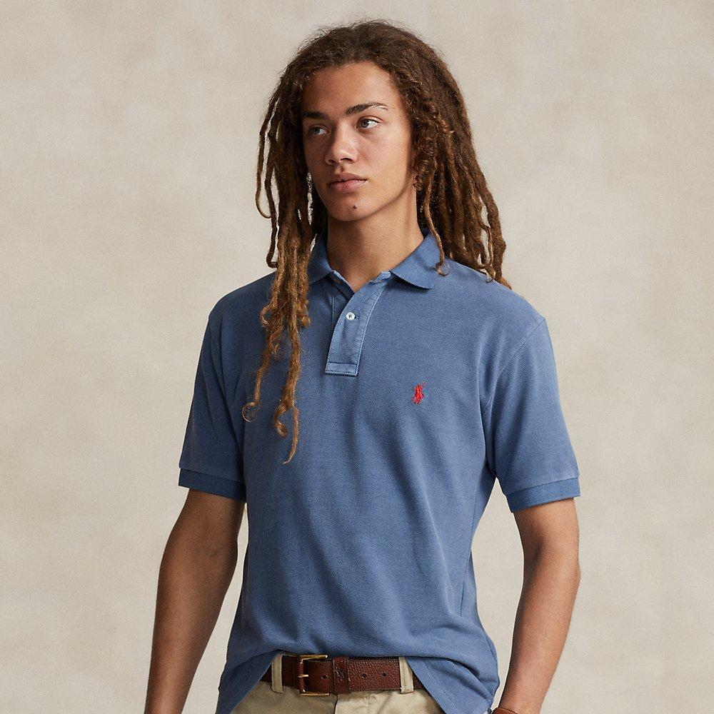 Polo Ralph Lauren Original Fit Mesh Polo Shirt in Blue for Men | Lyst