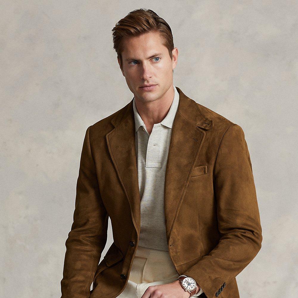 Polo Ralph Lauren The Rl67 Suede Jacket in Brown for Men | Lyst