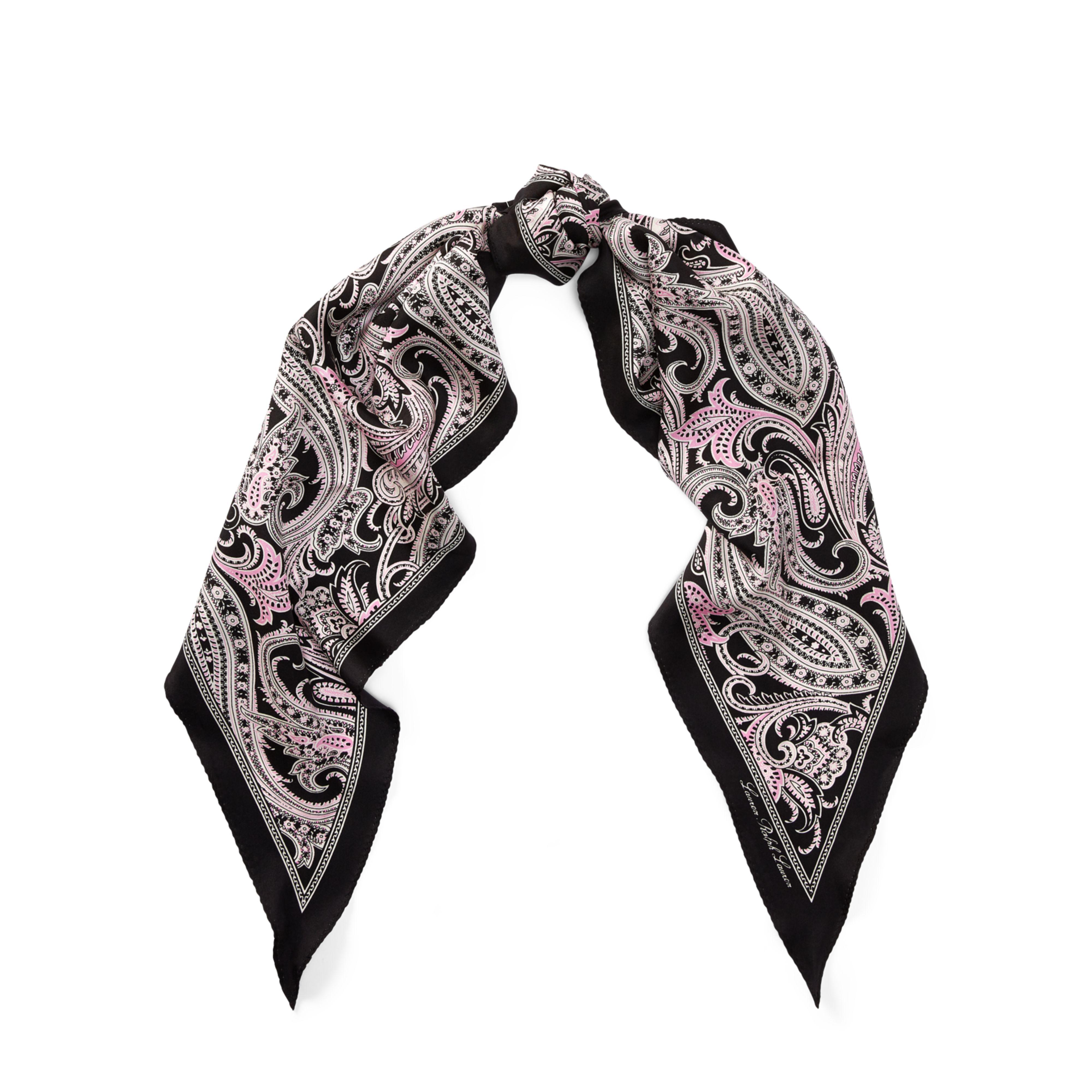 black paisley scarf