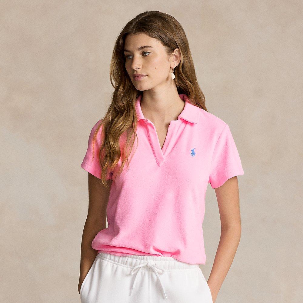 Ralph Lauren Pink Polo Shirt Womens RALPH LAUREN Pink Slim Fit