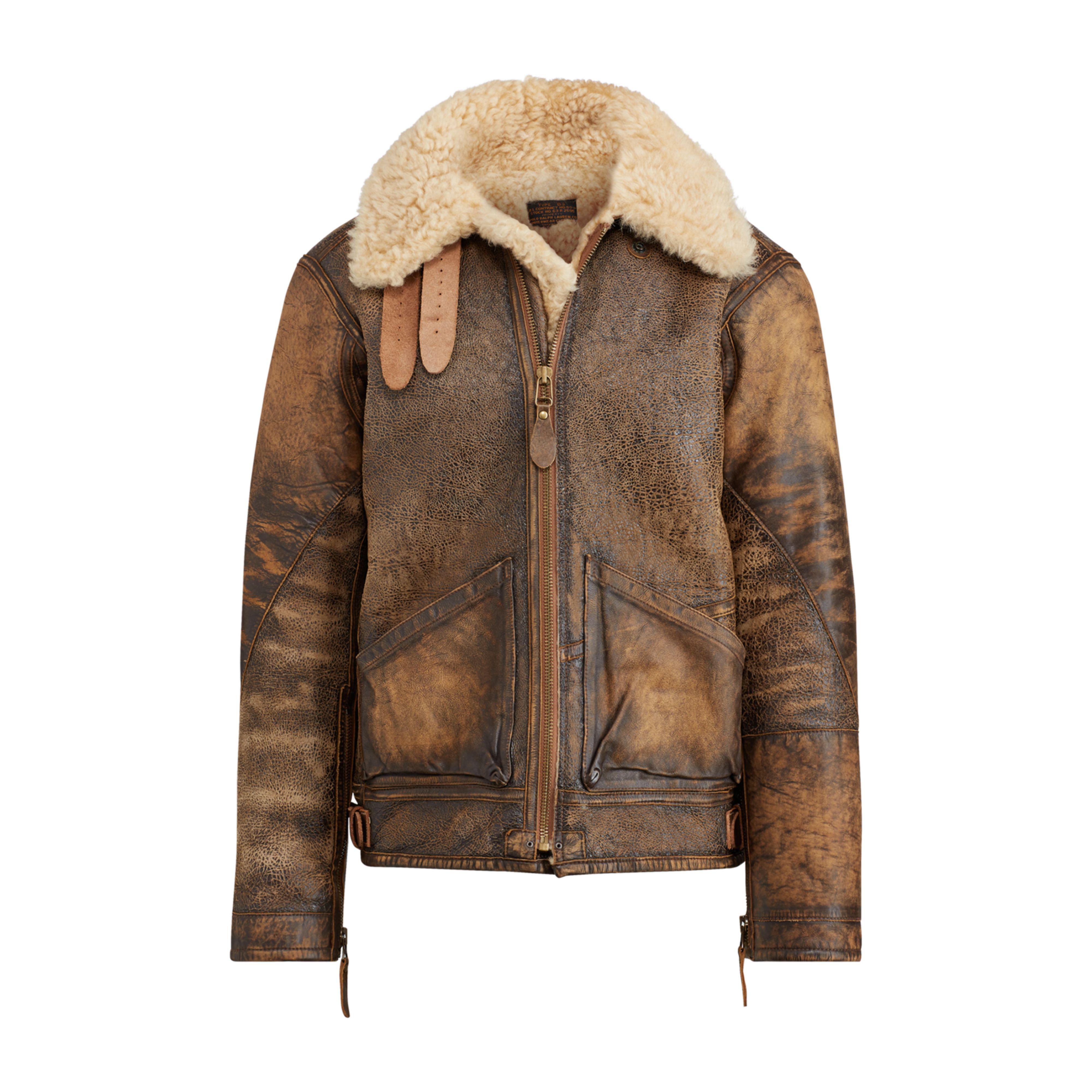 Polo Ralph Lauren Leather The Iconic Bomber Jacket for Men Lyst