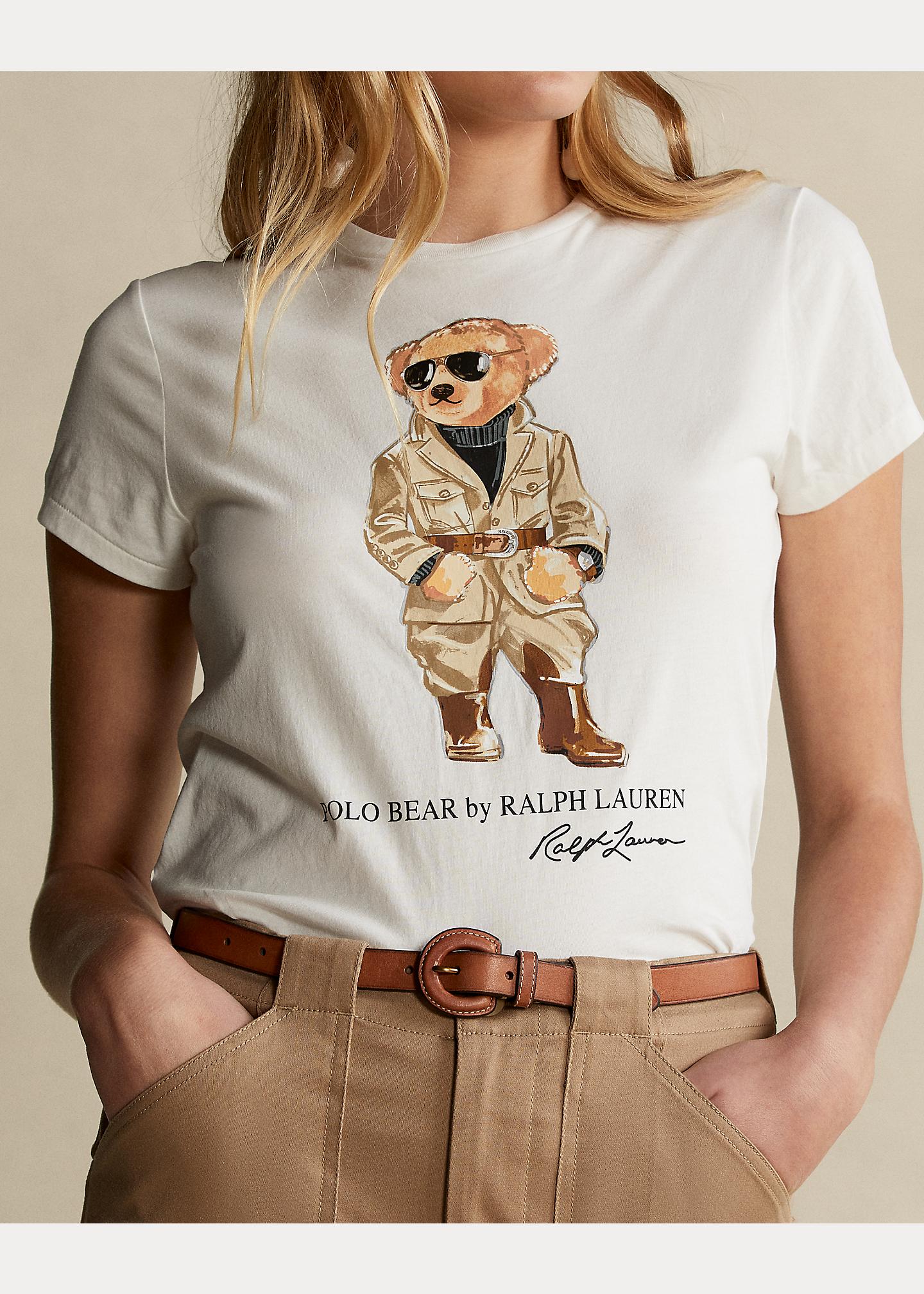 Polo Ralph Lauren T-shirt Met Safari Bear | Lyst